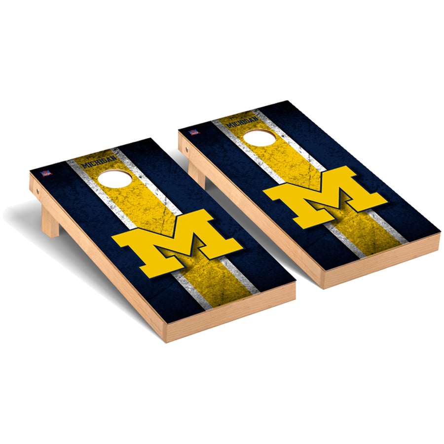 Michigan Wolverines 2' x 4' Vintage Regulation Cornhole Board Set
