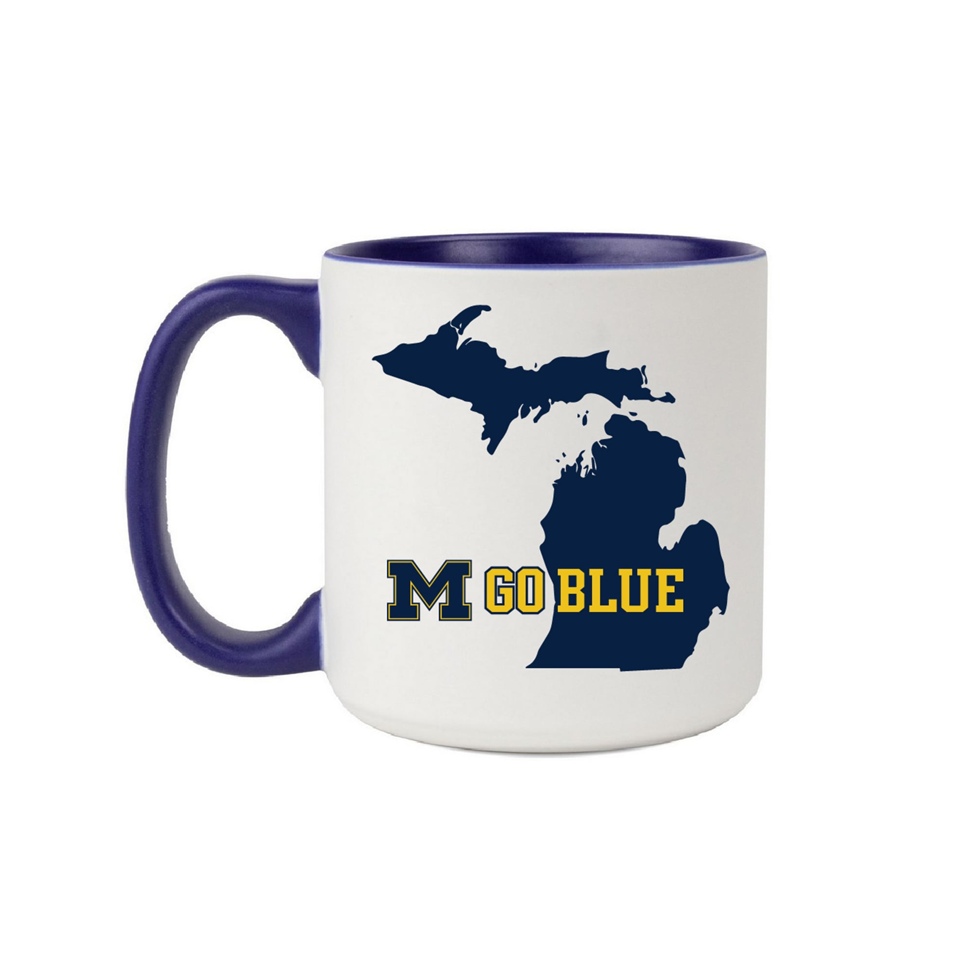 Ensemble de 2 tasses Michigan Wolverines de 59 cl « Mon État »