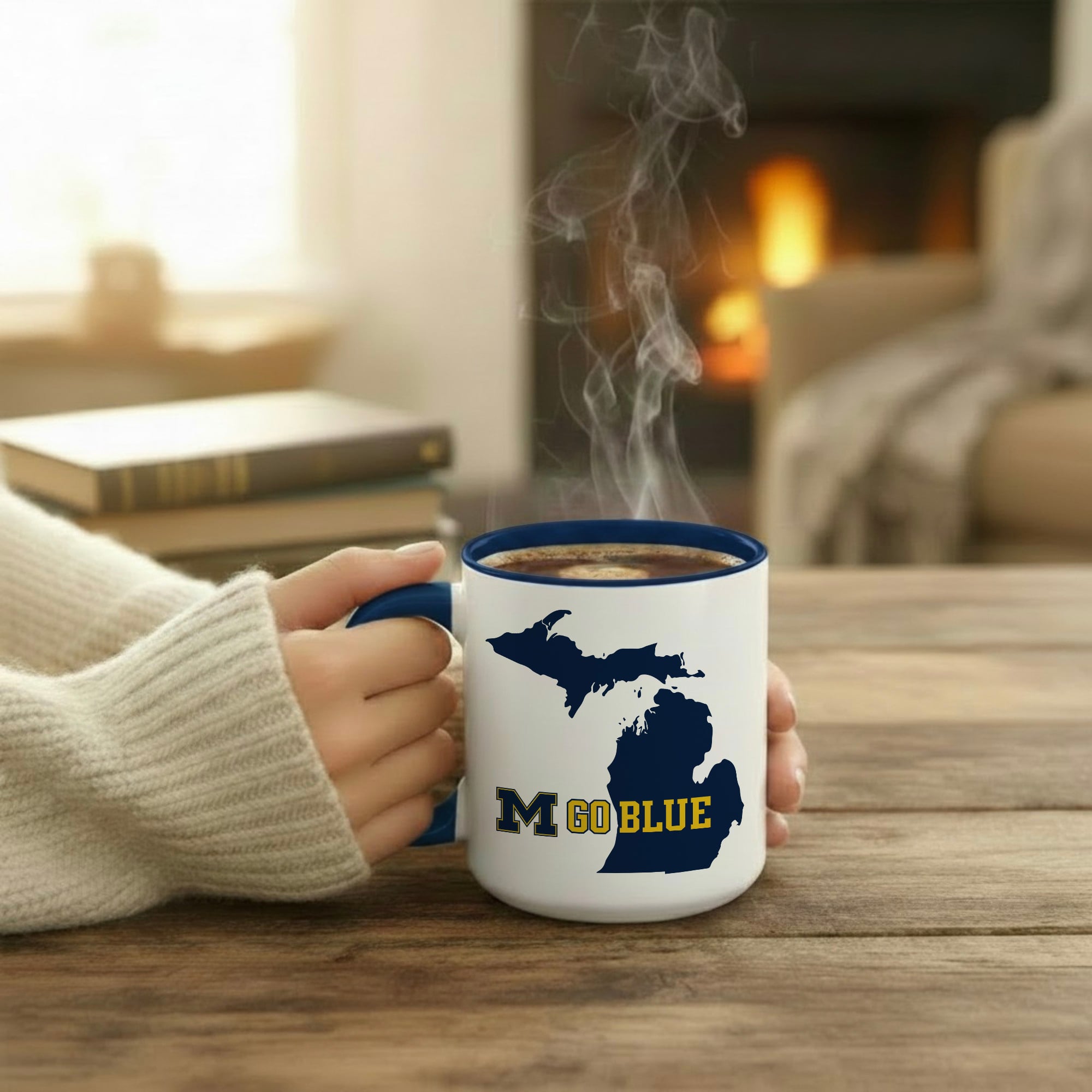 Ensemble de 2 tasses Michigan Wolverines de 59 cl « Mon État »