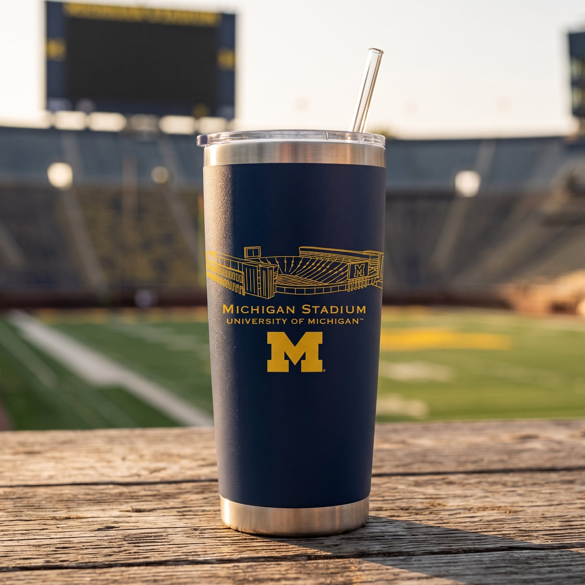 Michigan Wolverines 22oz. Stadium Tumbler