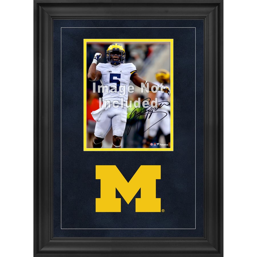 Michigan Pdf Frame Michigan Wolverines 8'' x 10'' Deluxe Vertical Photograph Frame with ...