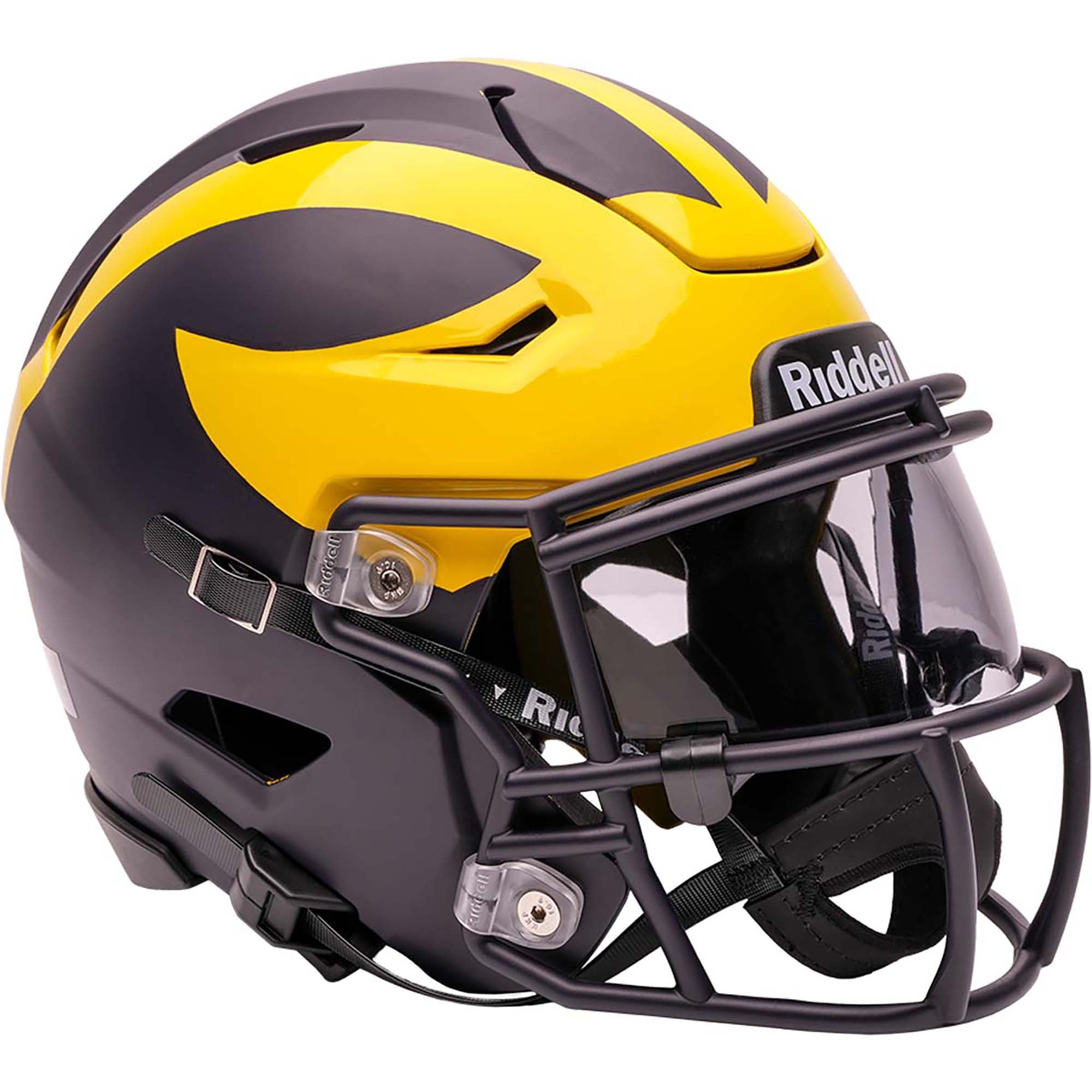 MICHIGAN WOLVERINES NCAA Riddell SPEED Full Size Replica Football Helmet MICHIGAN WOLVERINES NCAA Riddell SPEED Full Size Replica Football Helmet