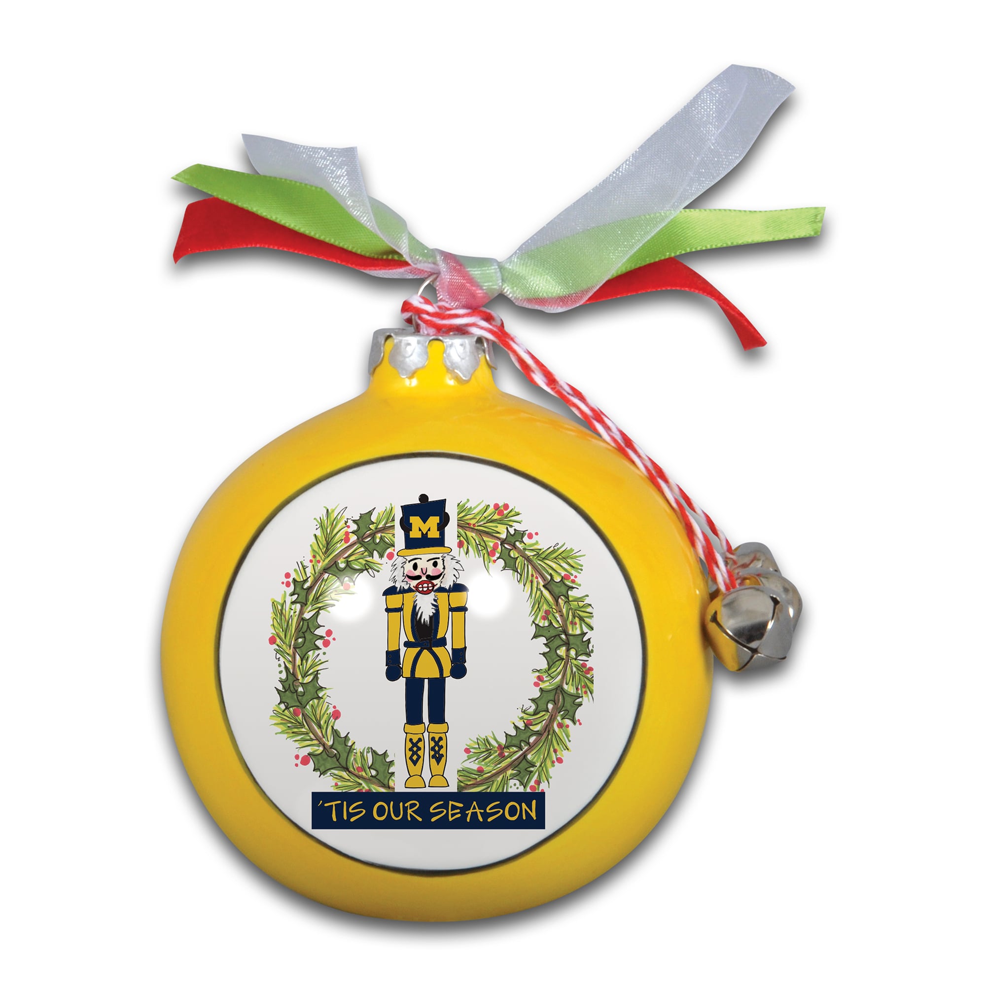 Michigan Wolverines 'Tis Our Season Ornament