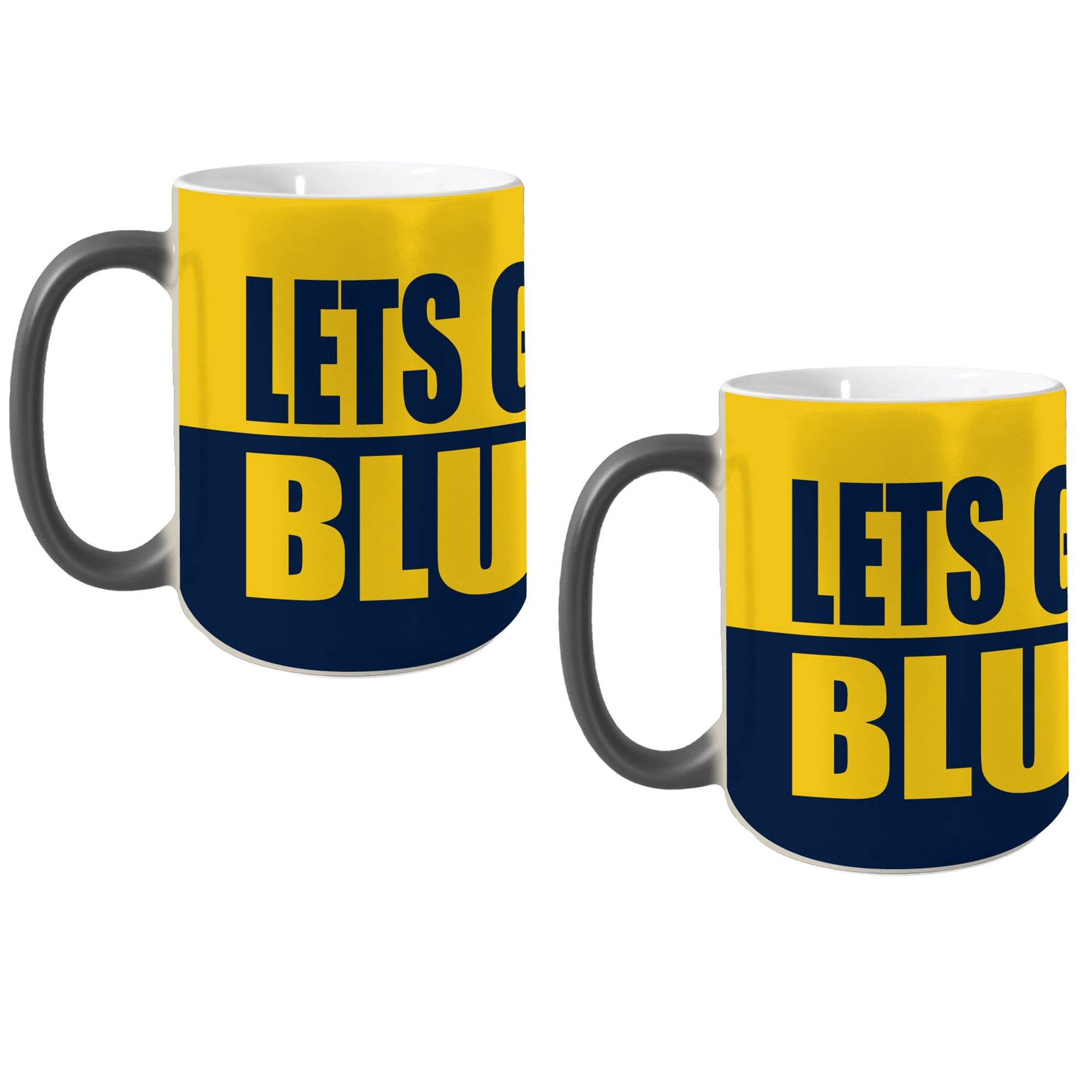 Ensemble de deux tasses Michigan Wolverines de 44 cl (15 oz) à effet transparent