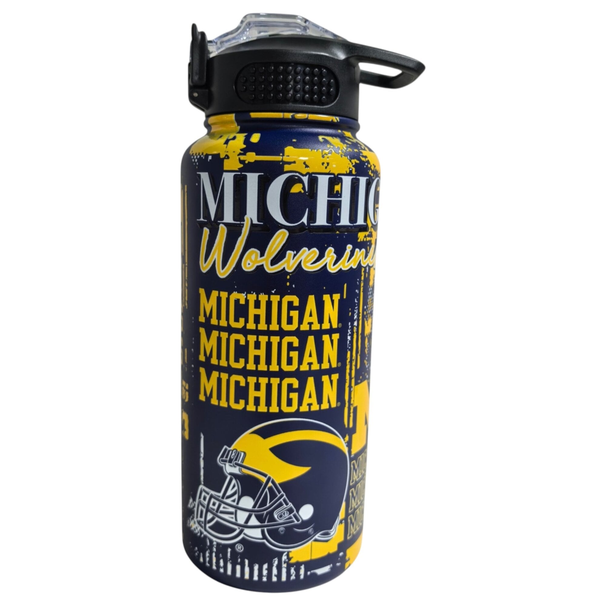 Gourde Pegasus Michigan Wolverines 32 oz Home Field Mashup en acier inoxydable ProPress