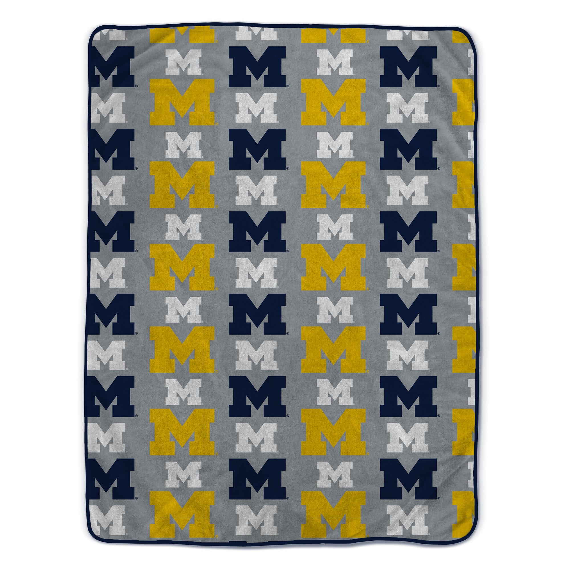 Couverture ultra confortable Pegasus Michigan Wolverines 66" x 95" avec logo surdimensionné