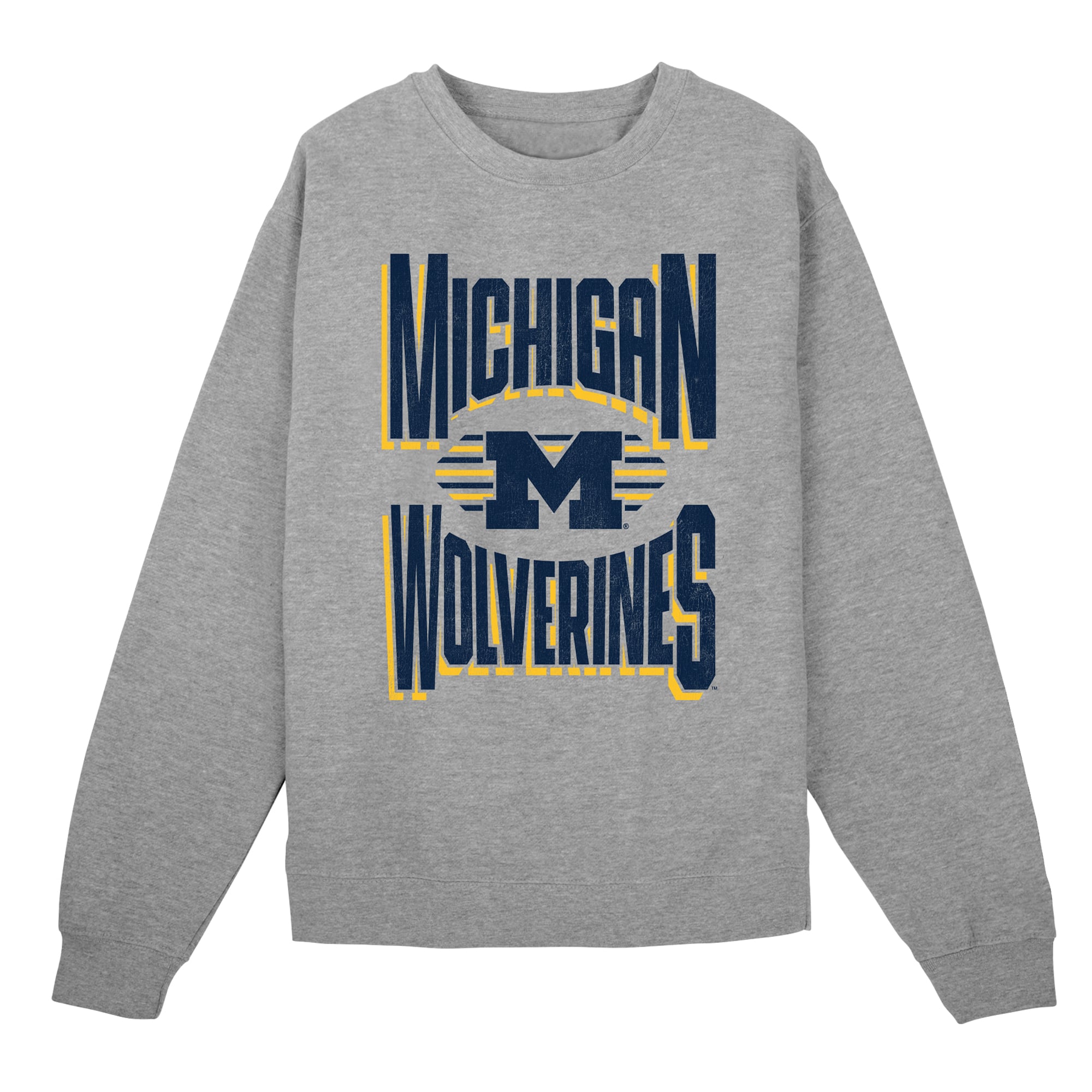 Sweat-shirt gris Jet Stream des Wolverines du Michigan pour enfants d'âge préscolaire Outerstuff