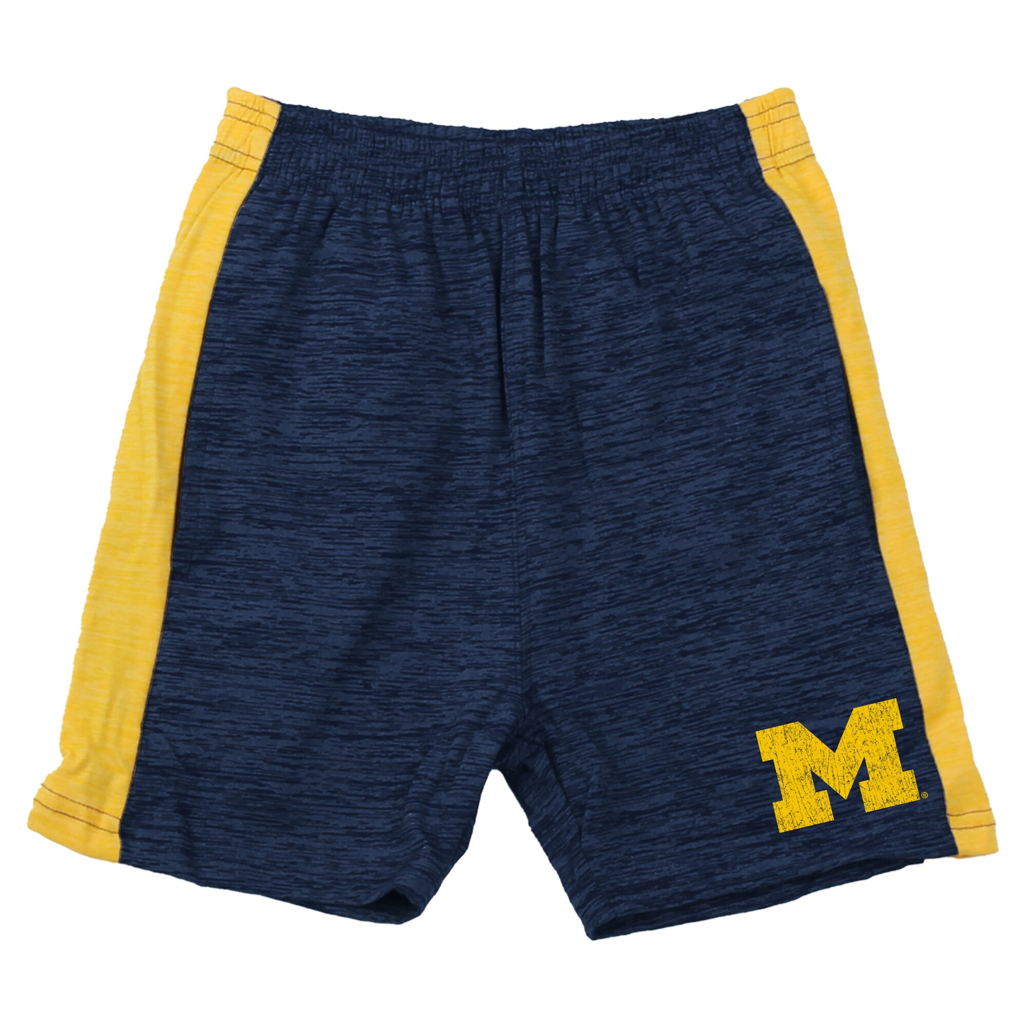 Ensemble t-shirt et short Wes & Willy Maize Michigan Wolverines en laine nuageuse