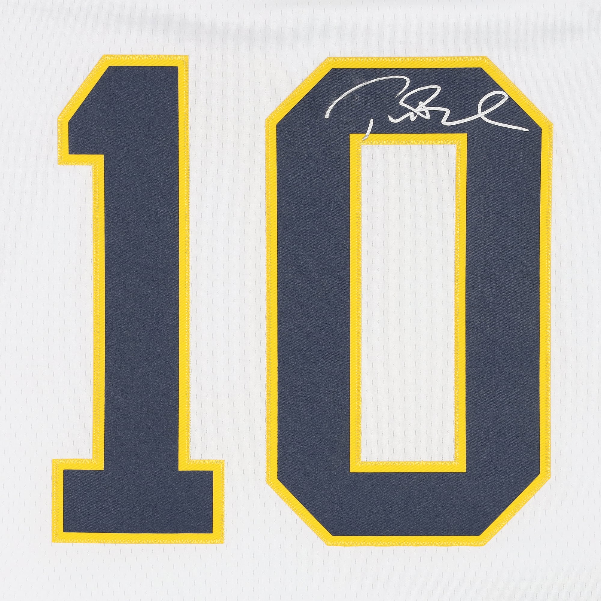 Tom Brady Michigan Wolverines Autographed White Mitchell & Ness 1999 Authentic Jersey