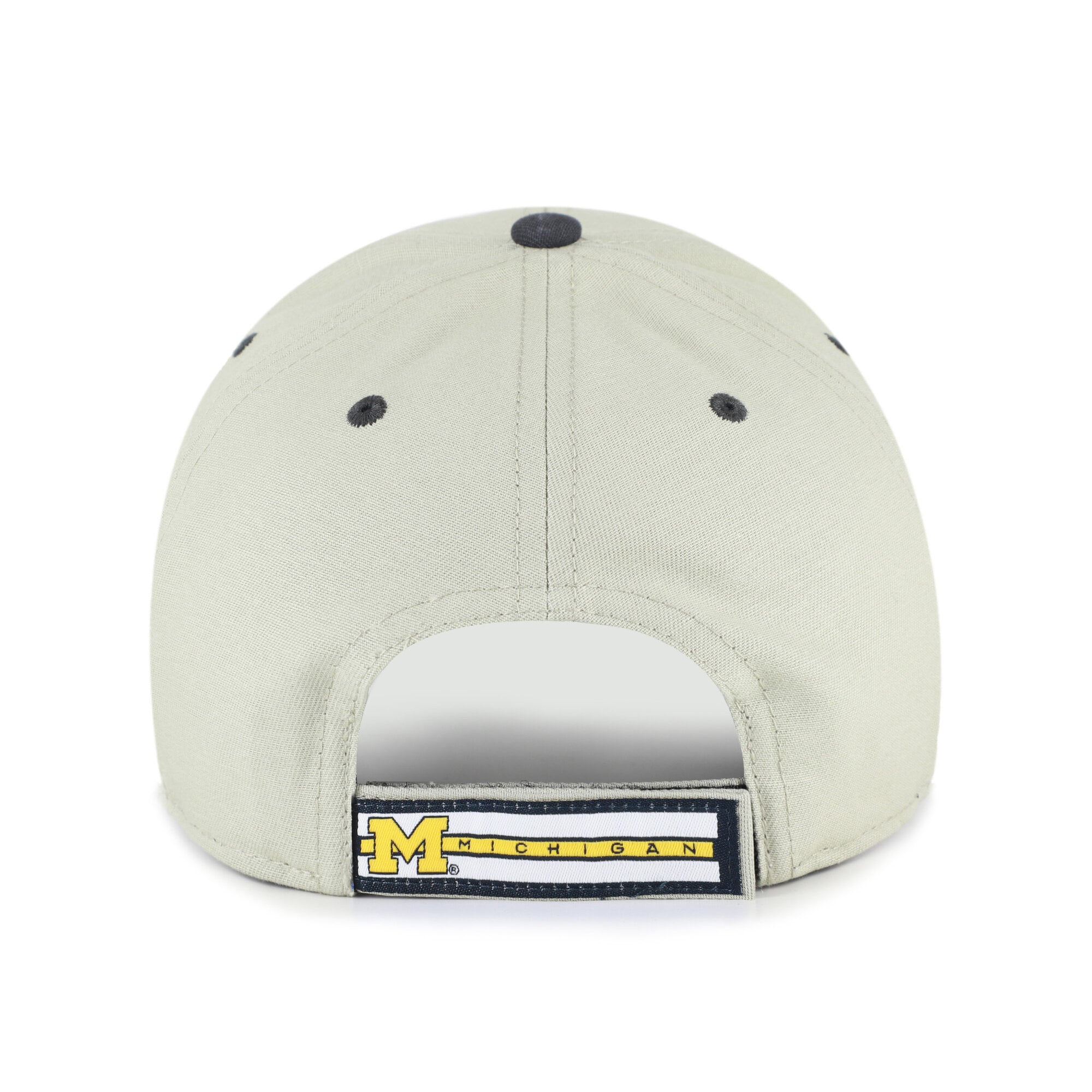 Unisex '47 Gray/Black Michigan Wolverines Half Block Text MVP Adjustable Hat