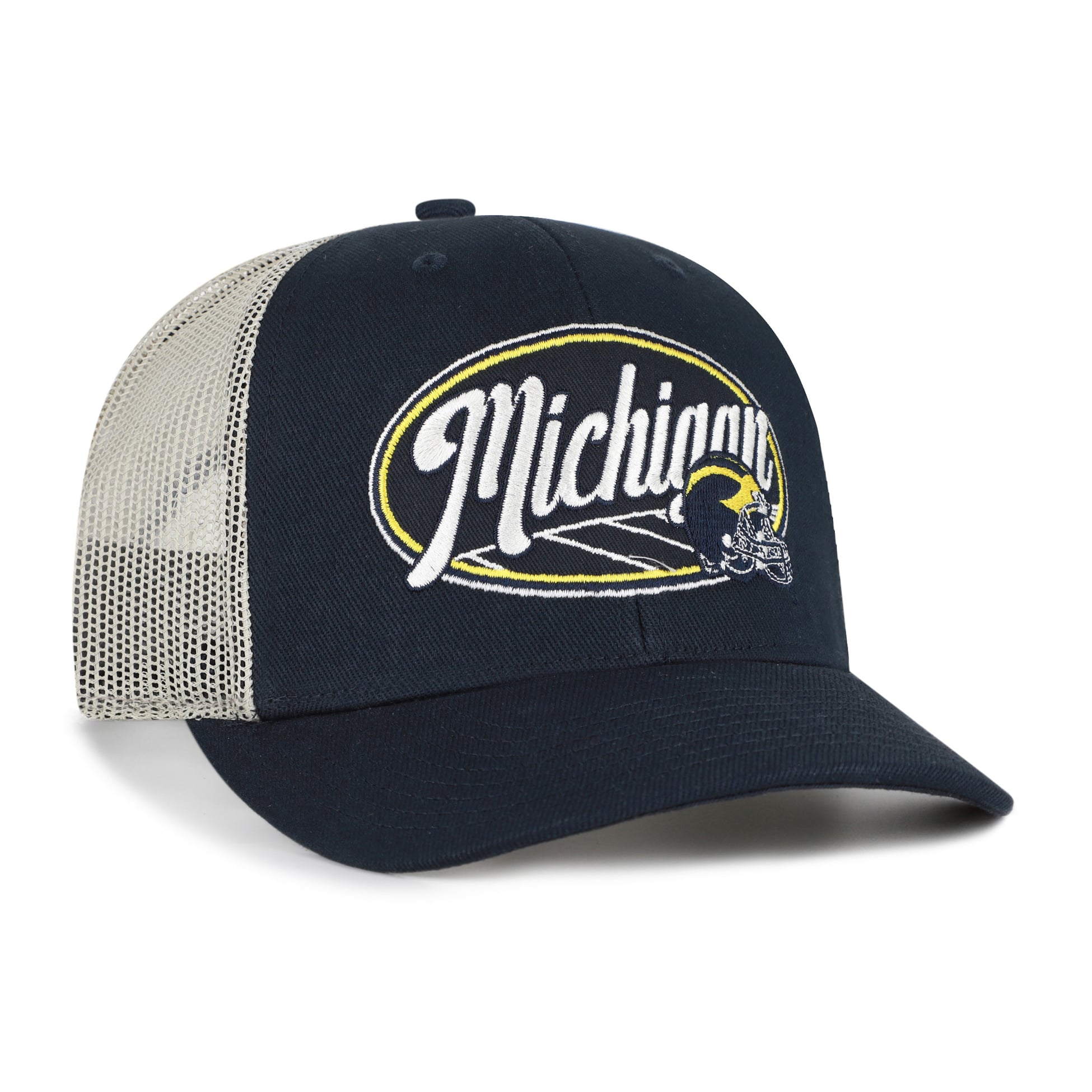 Unisex '47 Navy Michigan Wolverines Enfield Adjustable Trucker Hat
