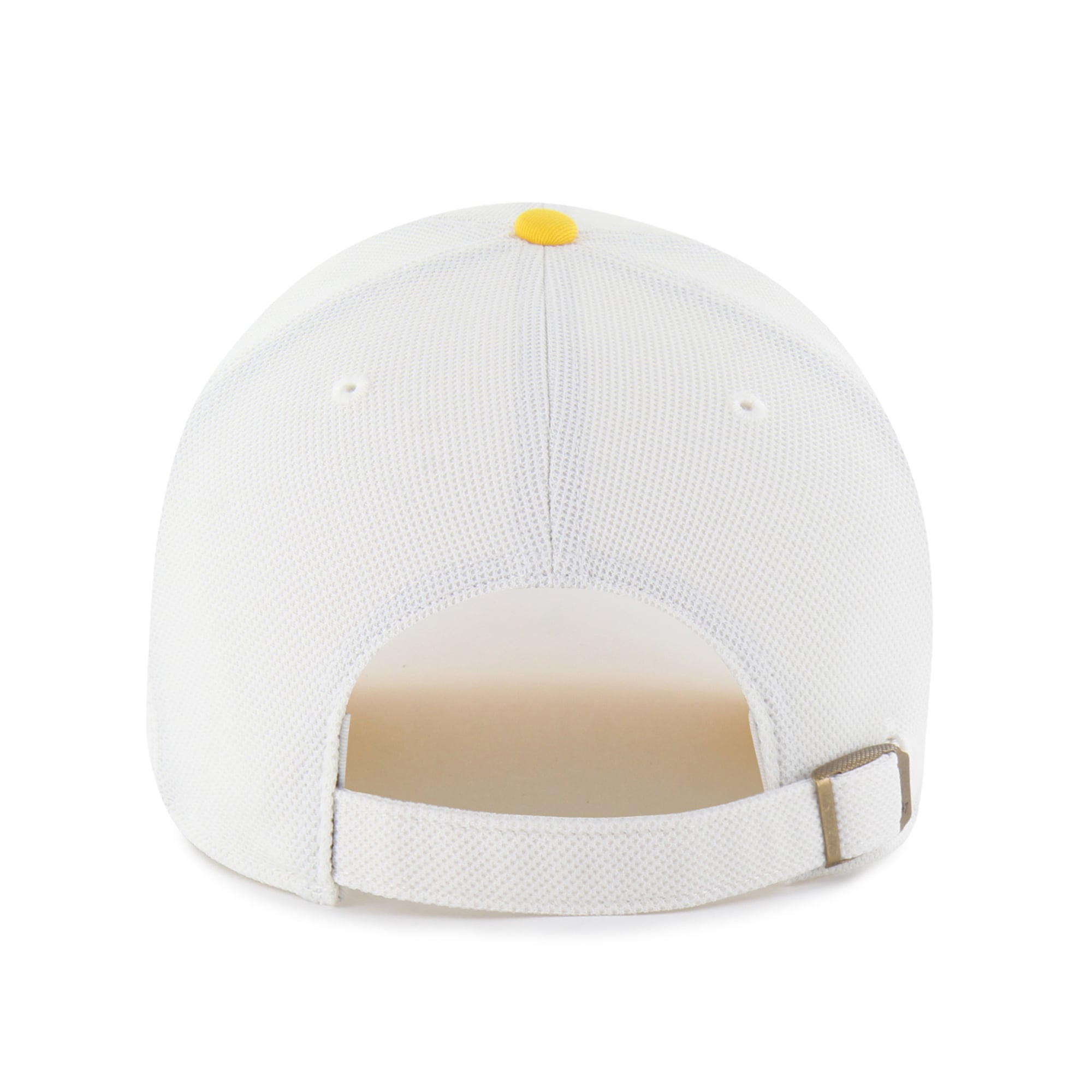 Casquette unisexe ajustable '47 White/Maize Michigan Wolverines Pique Patch Clean Up