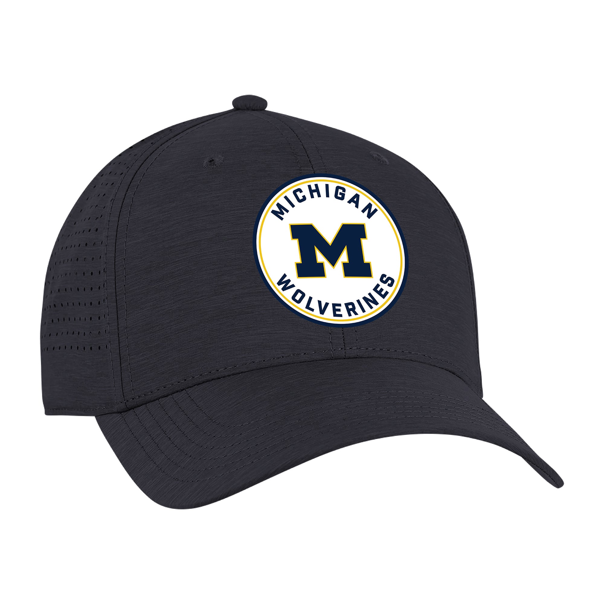 Unisex Ahead  Navy Michigan Wolverines Brezo Adjustable Hat