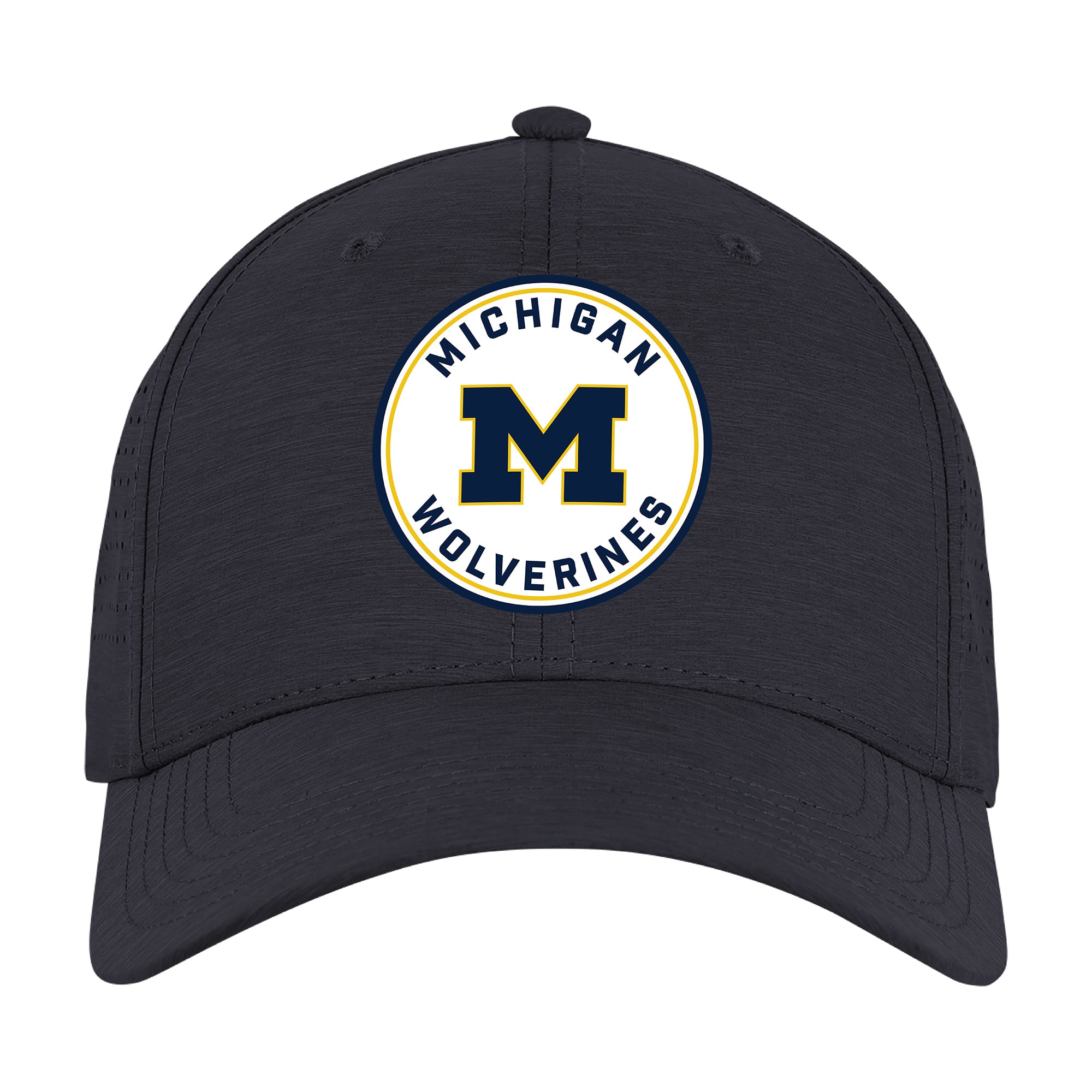 Unisex Ahead  Navy Michigan Wolverines Brezo Adjustable Hat