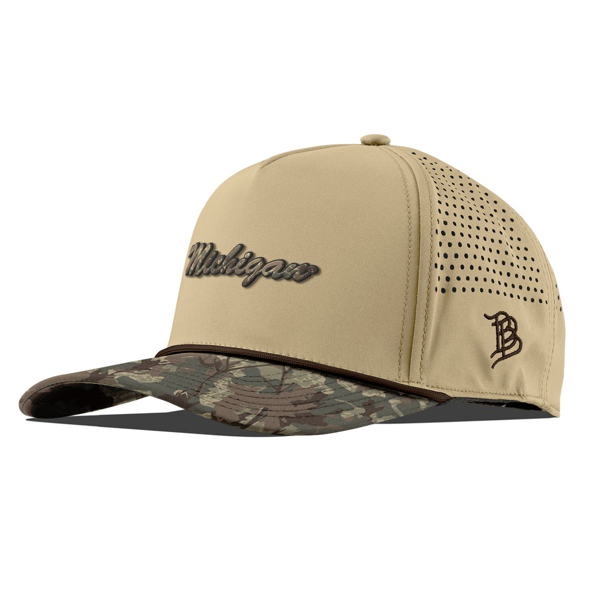 Casquette unisexe ajustable Bills Tan Michigan Wolverines Timber Camo