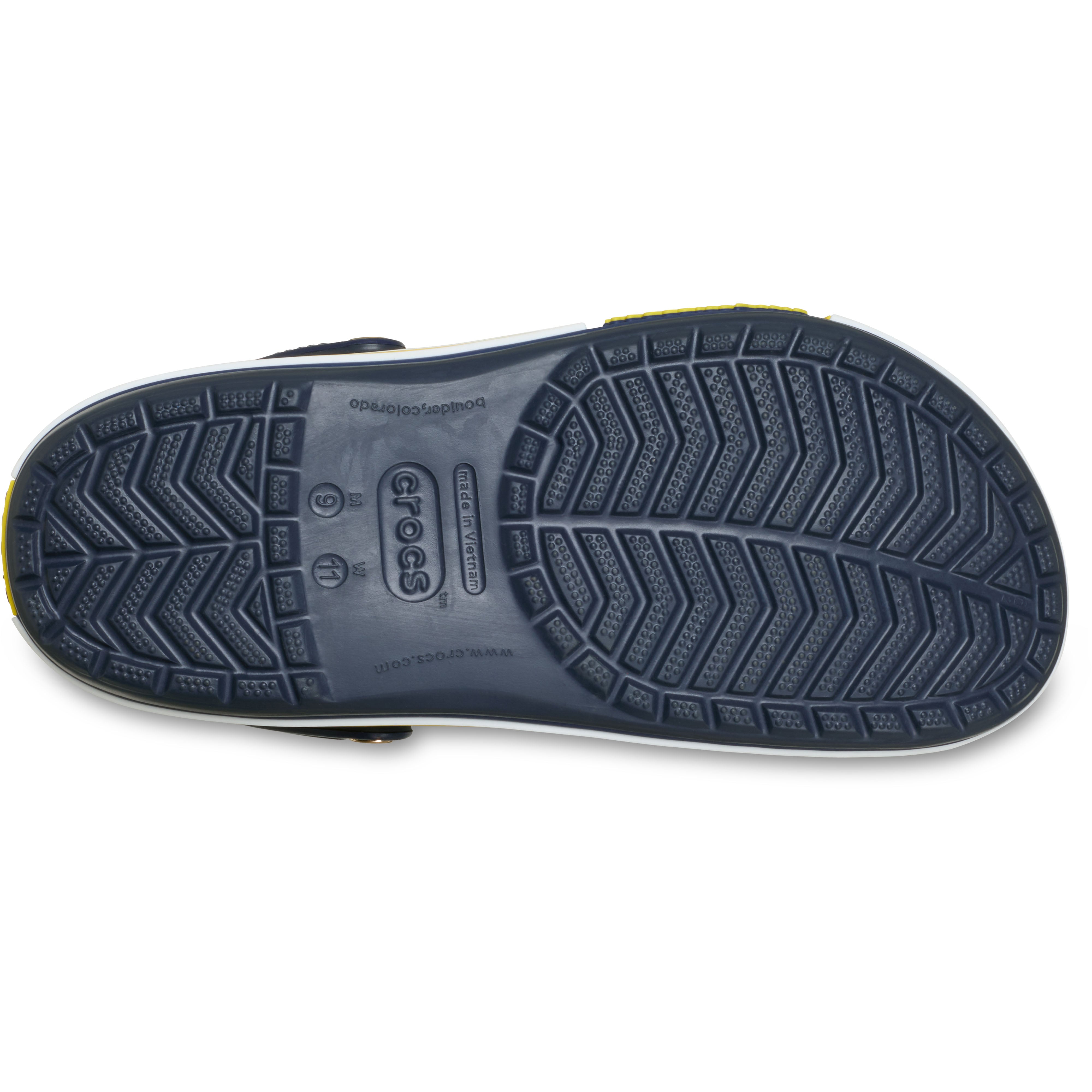 Sabots classiques unisexes Crocs bleu marine Michigan Wolverines