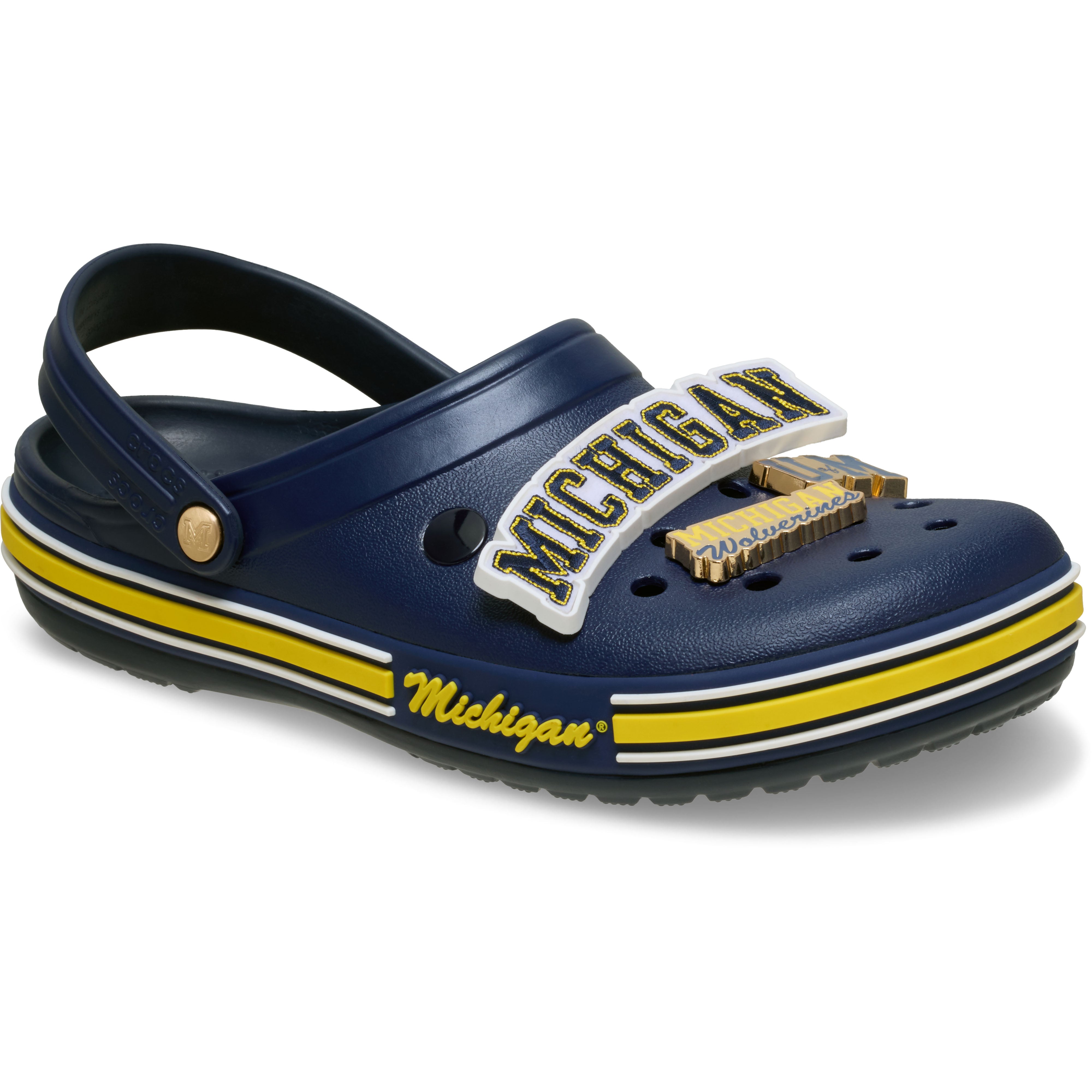 Sabots classiques unisexes Crocs bleu marine Michigan Wolverines