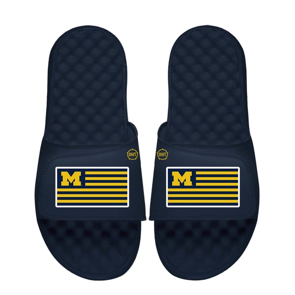 Crocs University of Michigan Wolverines Thong Flip Flop Sandals Men’s Size 11 Michigan Crocs | eBay main image 3