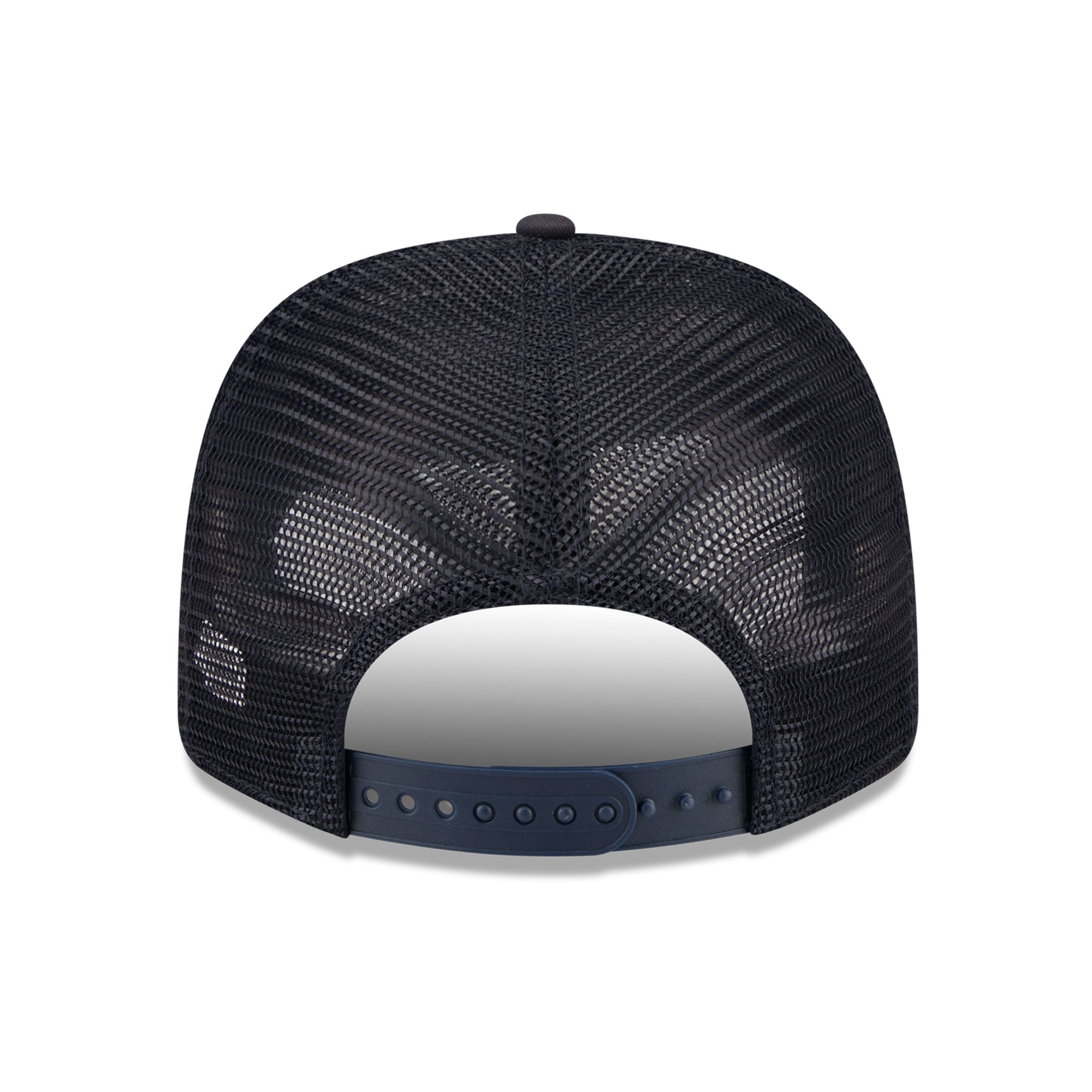 Unisex New Era  Navy Michigan Wolverines Inline Patch 9SEVENTY Trucker Adjustable Hat