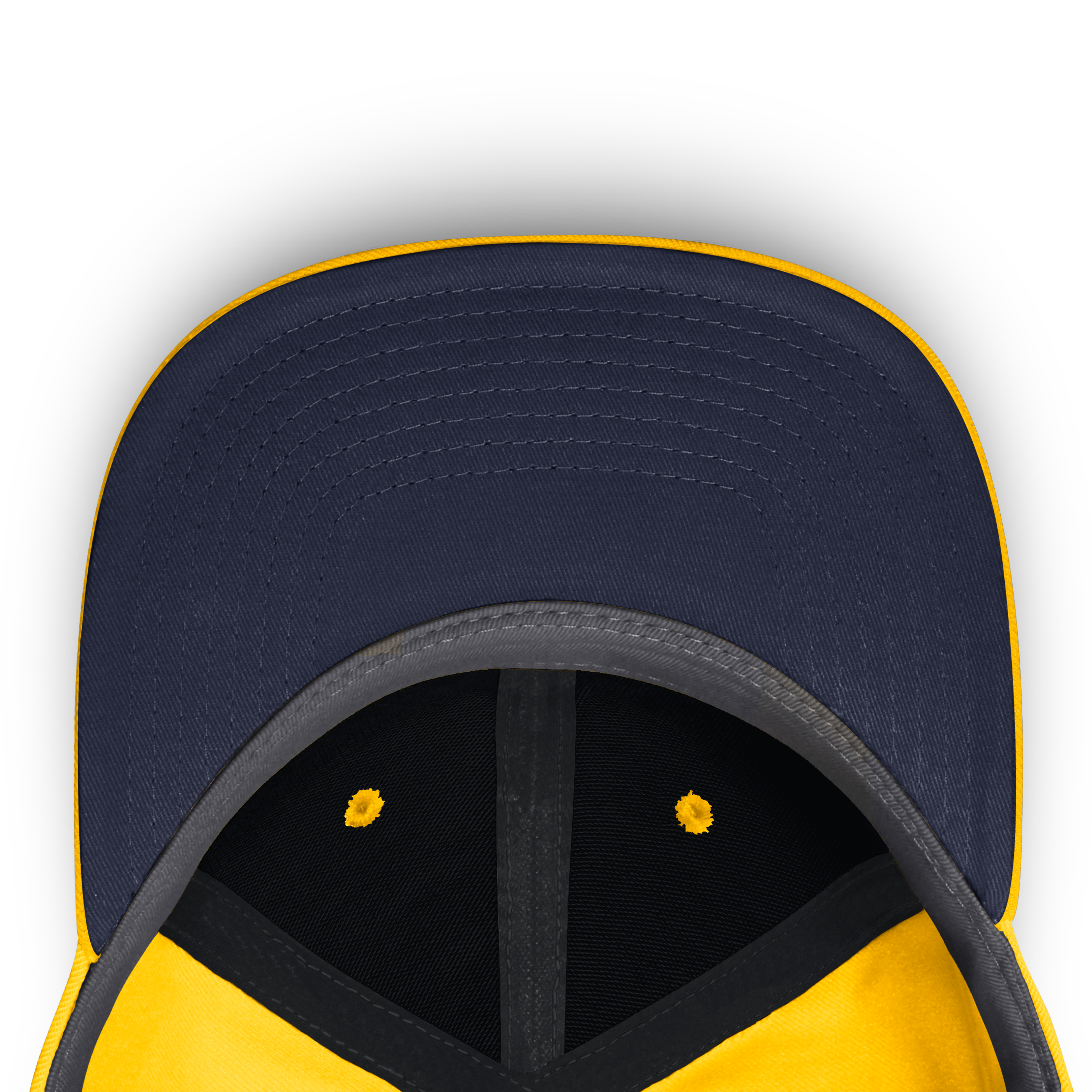Casquette unisexe Nike Maize Michigan Wolverines Legacy Letter & Location Rise ajustable