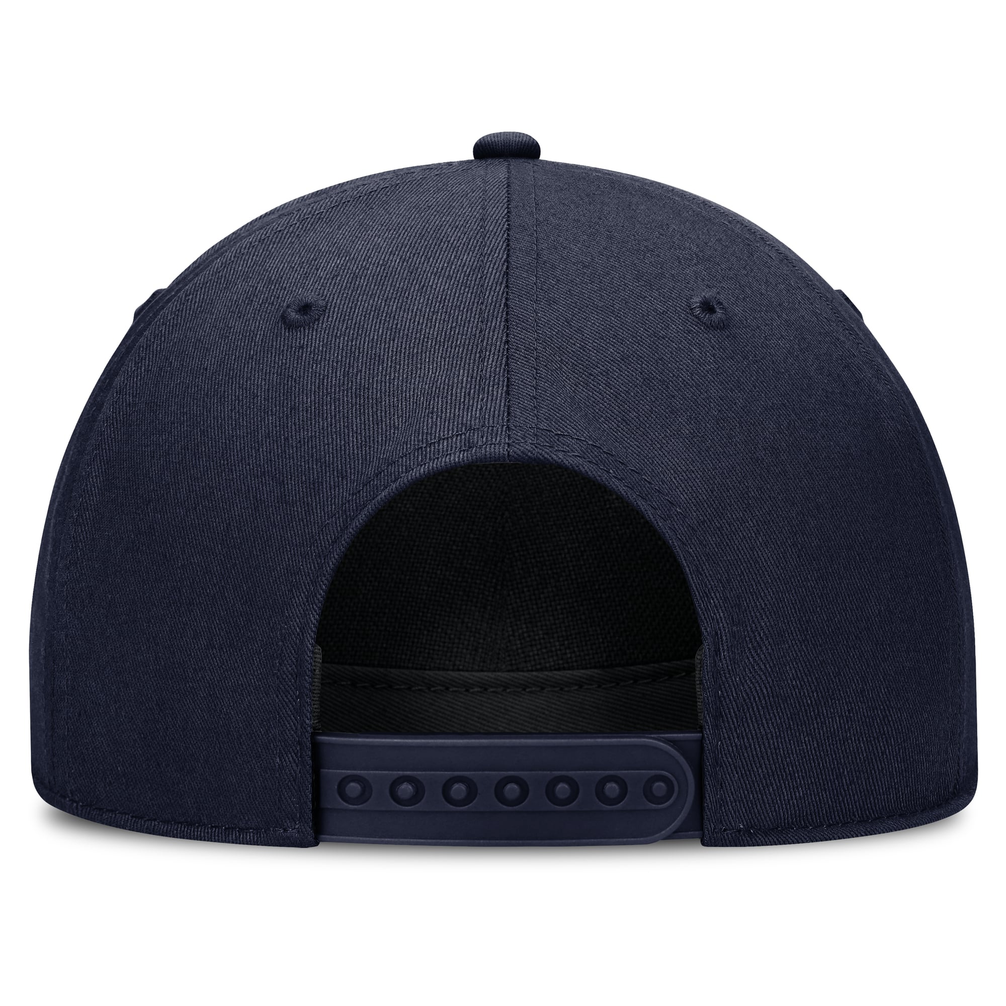 Casquette unisexe Nike bleu marine Michigan Wolverines Basketball Refresh 2026 à 5 panneaux et taille haute.