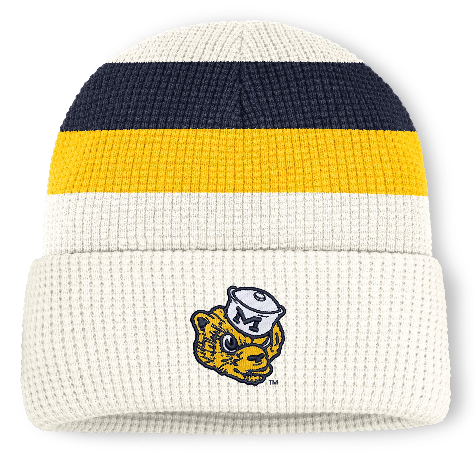 Bonnet unisexe Nike blanc Michigan Wolverines Legacy Letter à revers