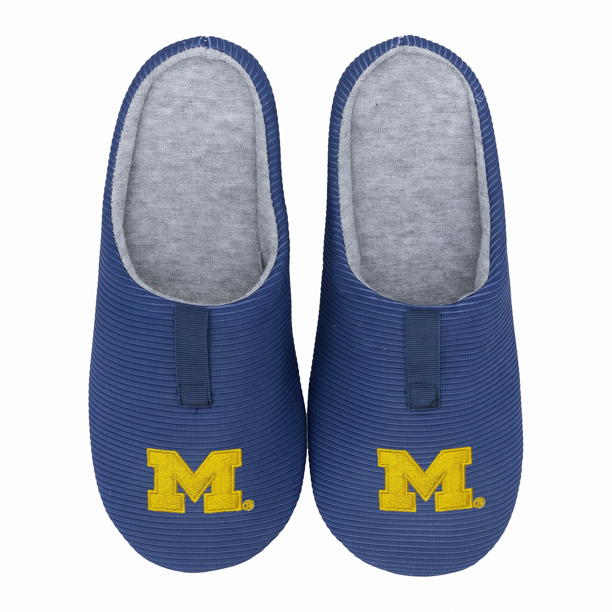 Pantoufles côtelées unisexes ZooZatz Michigan Wolverines
