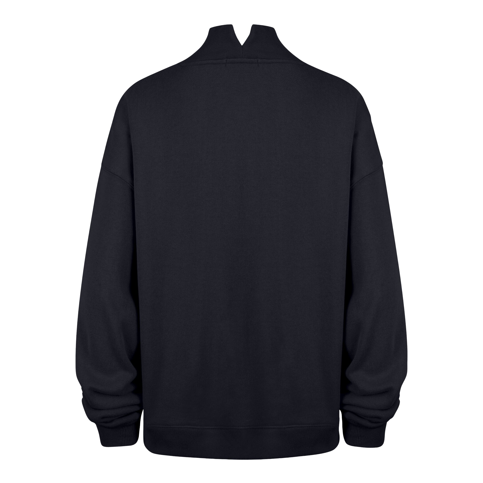 Sweat-shirt à col montant pour femme, modèle 47, bleu marine, Michigan Wolverines