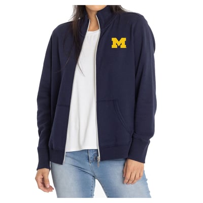 Michigan Wolverines Women's Fallon Full-Zip Jacket - Navy