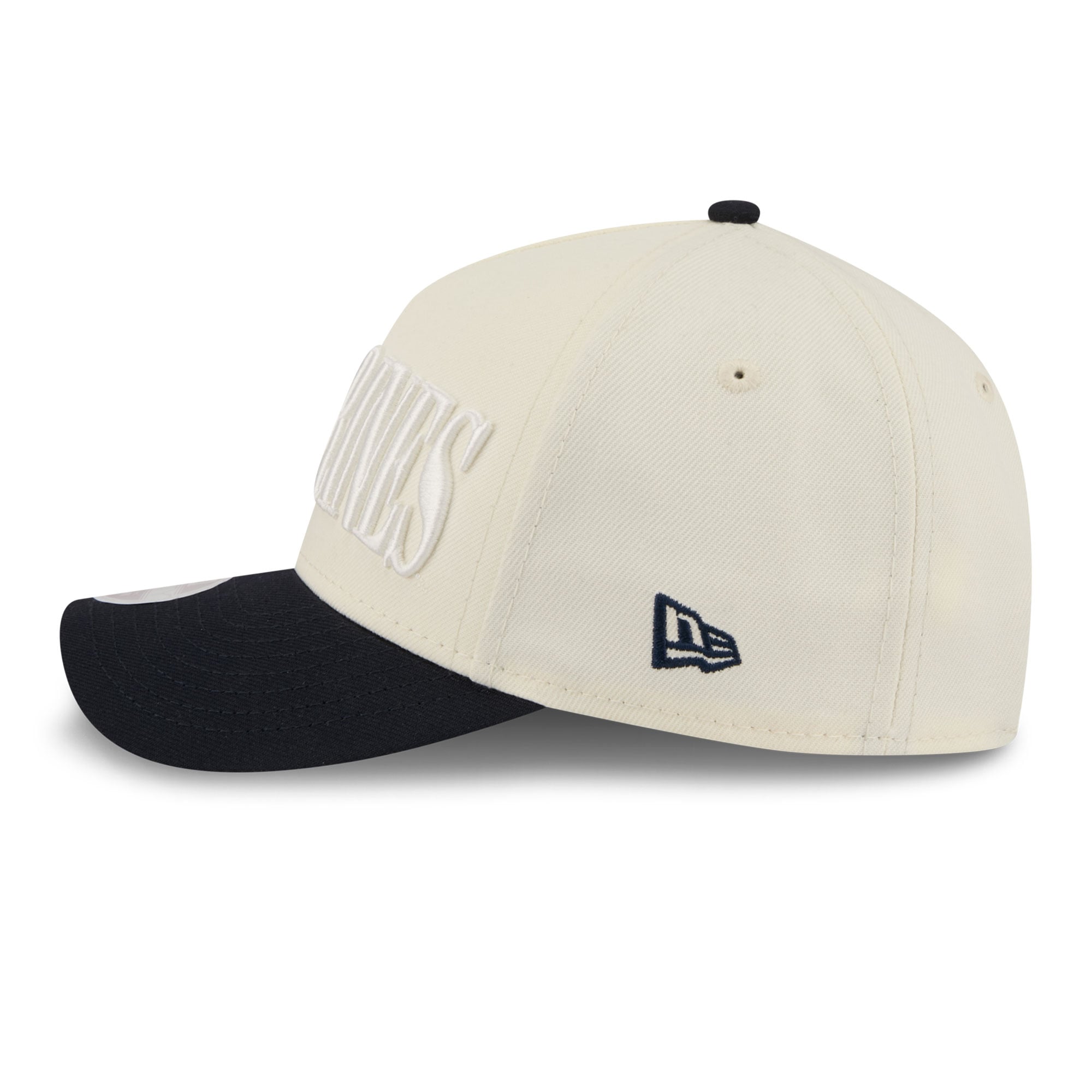 Casquette ajustable New Era 9FORTY A-Frame pour femme, blanche et marine, Michigan Wolverines