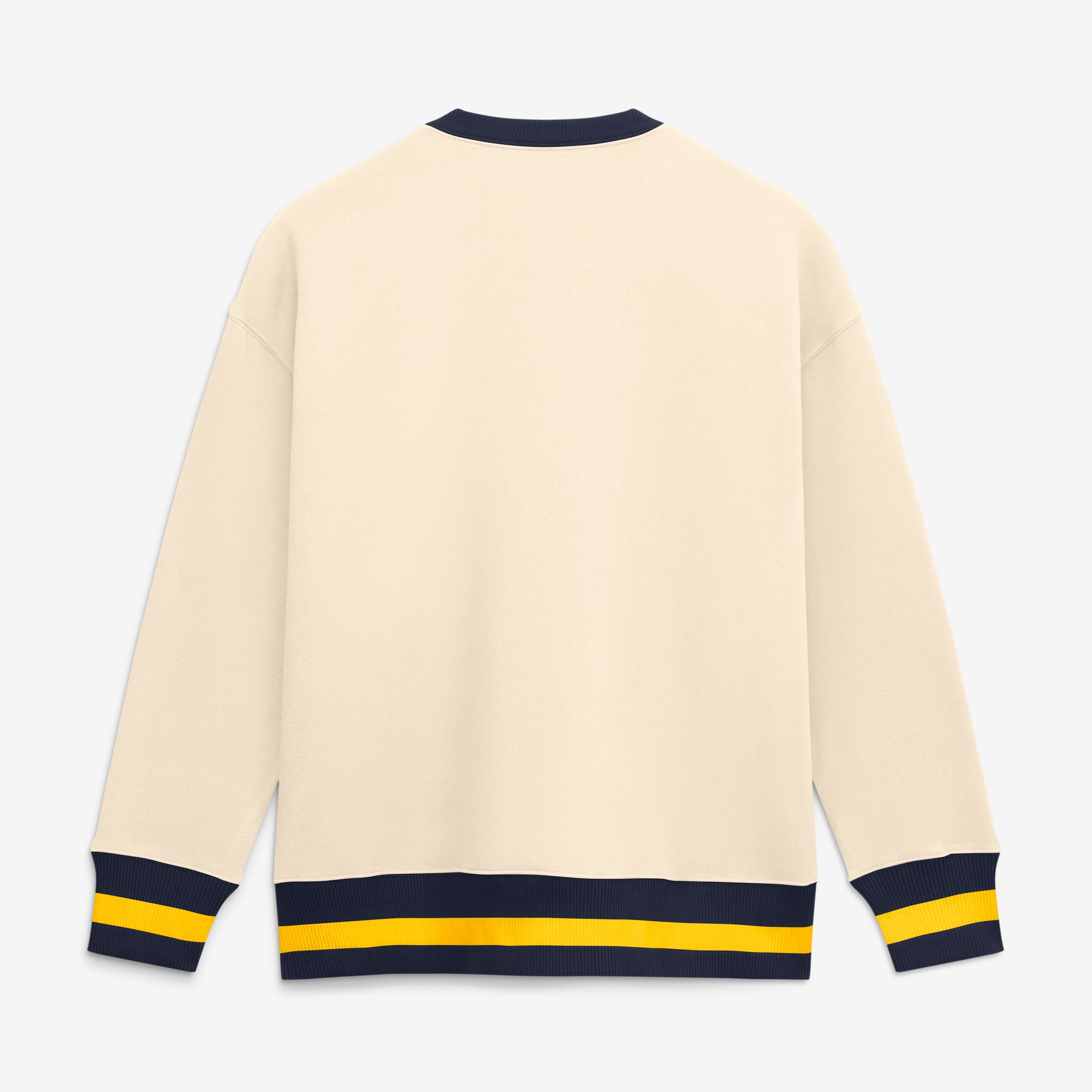 Pull-over oversize Legacy pour femme, couleur naturelle, des Michigan Wolverines.
