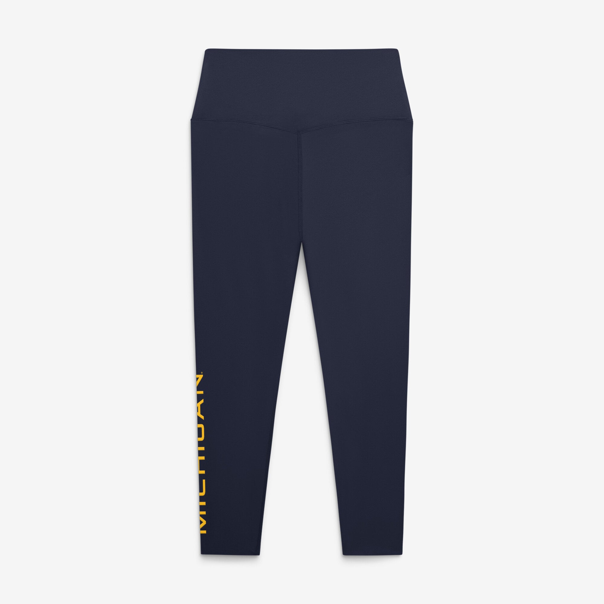Leggings 7/8 Nike pour femme, bleu marine, Michigan Wolverines Zenvy, taille haute, technologie Dri-FIT