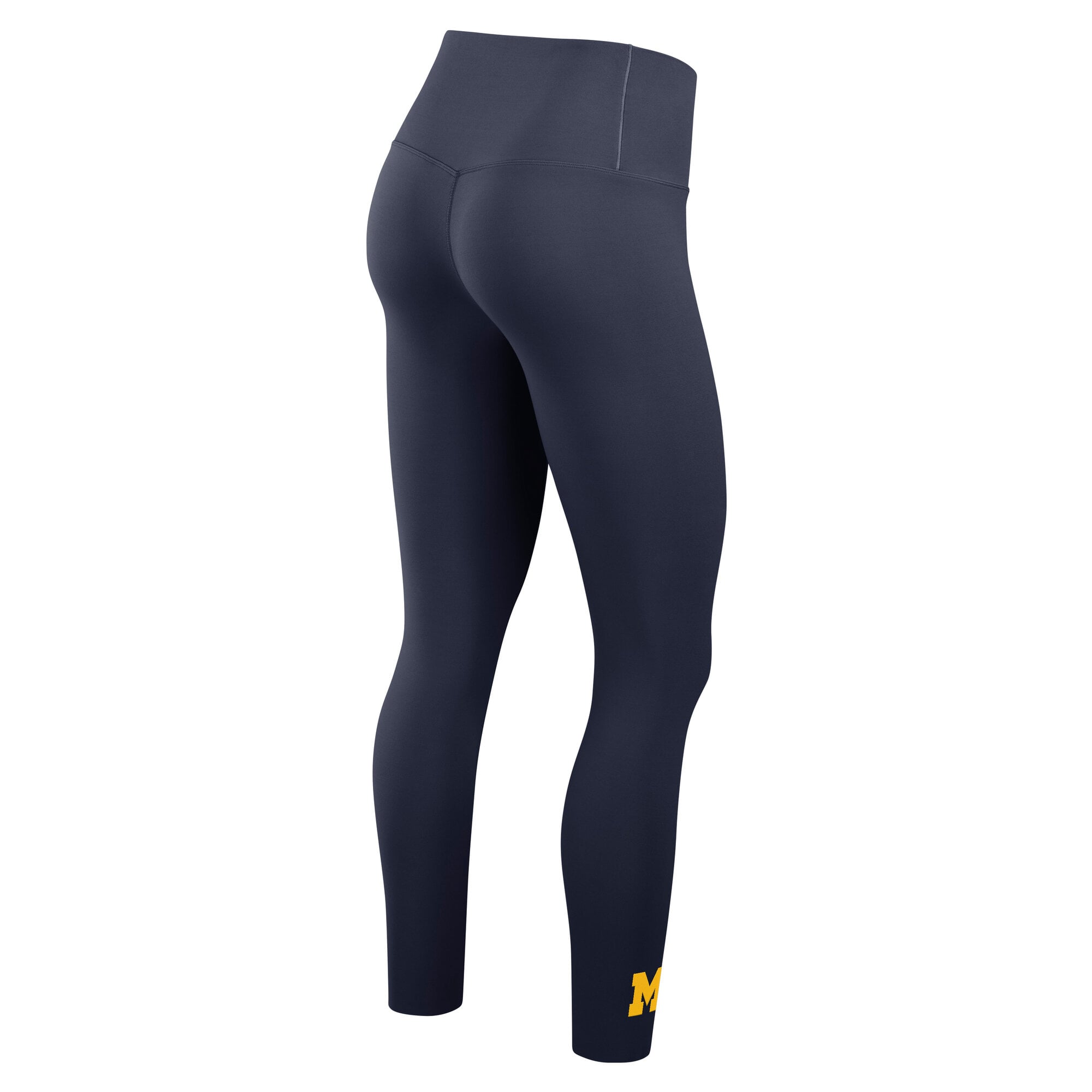 Leggings 7/8 Nike pour femme, bleu marine, Michigan Wolverines Zenvy, taille haute, technologie Dri-FIT