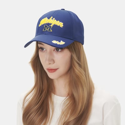 Michigan Wolverines ZooZatz Women's Sweet Spirit A-Frame Adjustable Hat - Navy