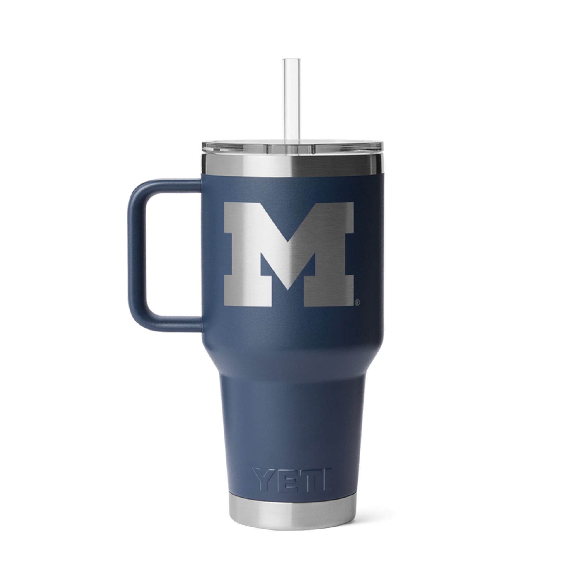 YETI Michigan Wolverines 35oz. Rambler 2.0 Straw Mug