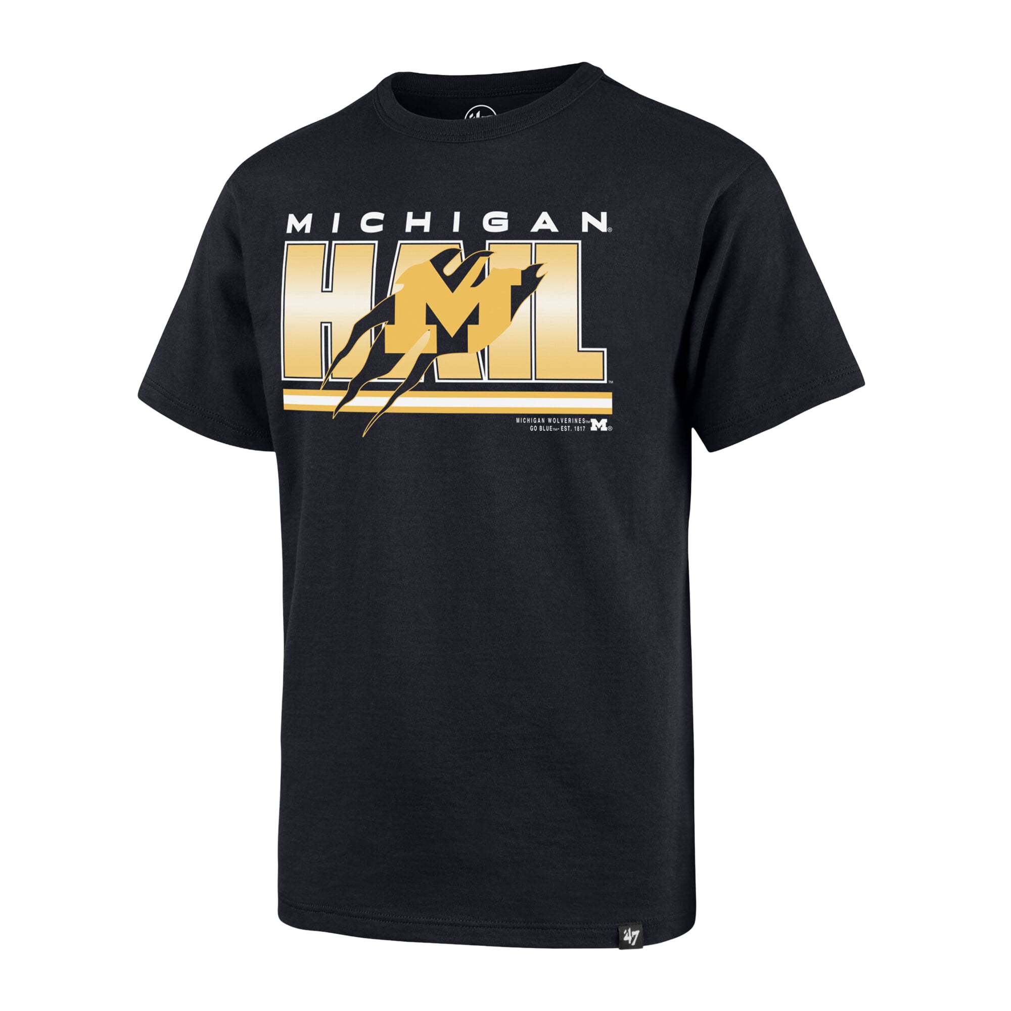 T-shirt enfant '47 Navy Michigan Wolverines Thunder Rip Franklin