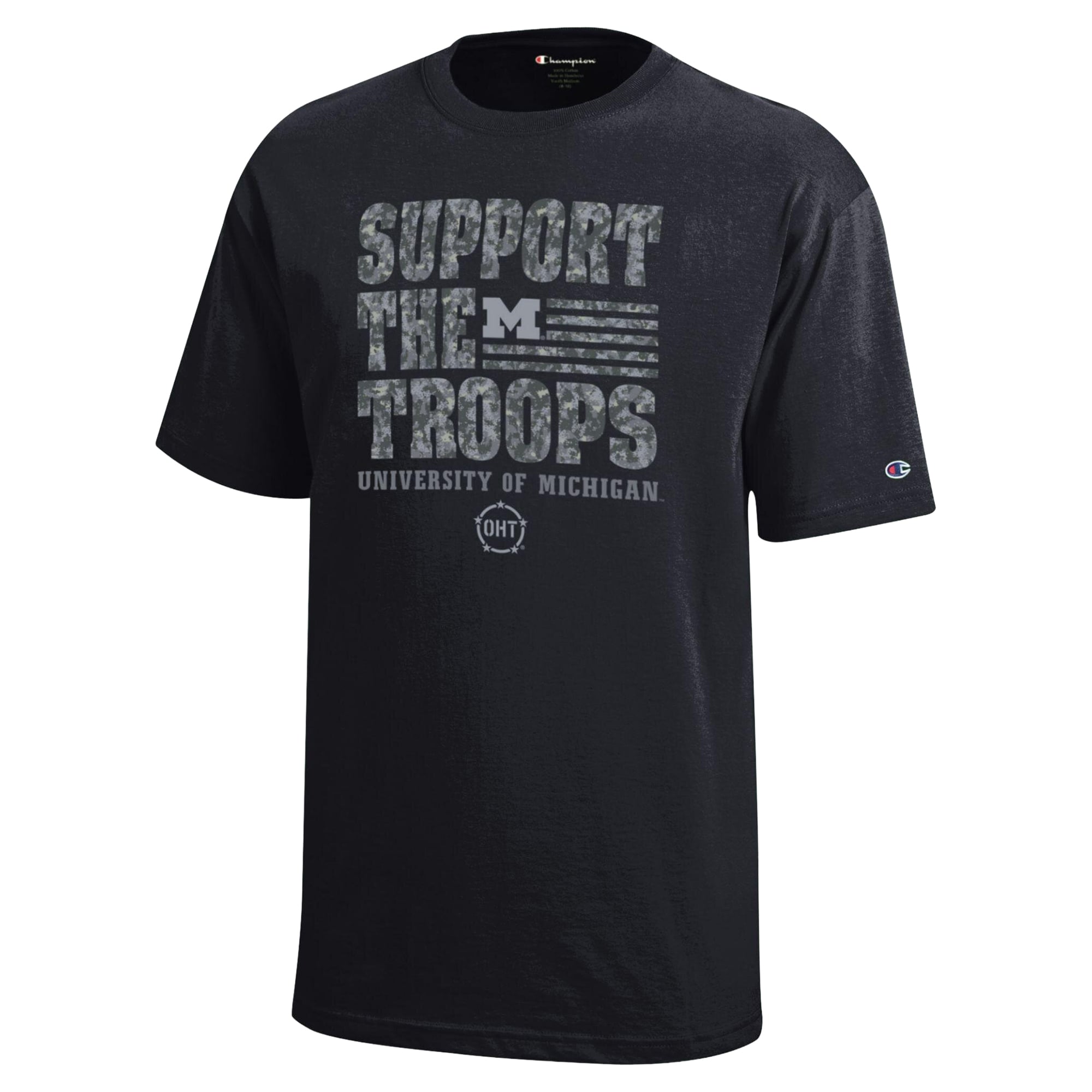 T-shirt « Opération Coup du chapeau » des Black Michigan Wolverines, champion de la jeunesse