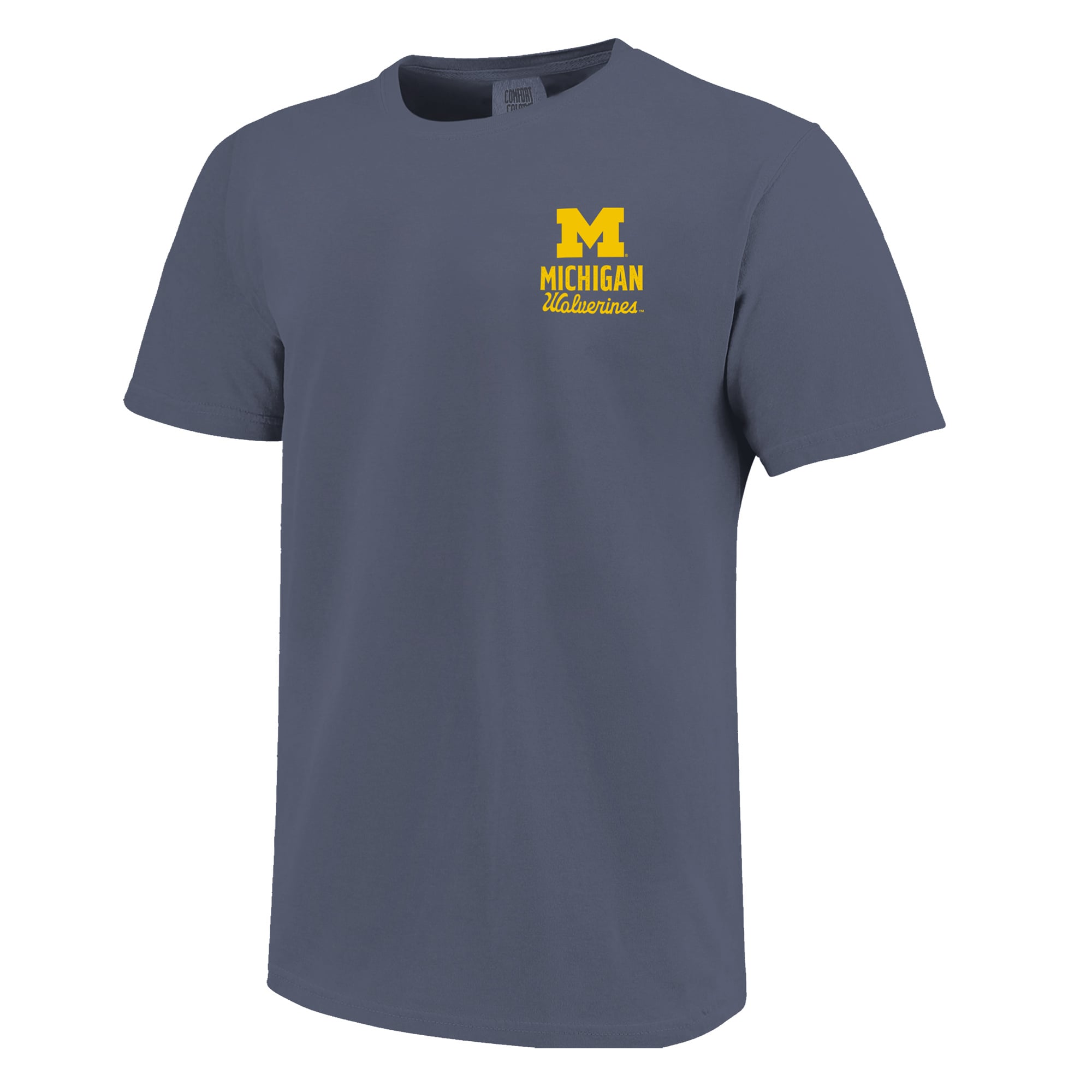 T-shirt bleu marine pour jeunes avec motif mascotte des Wolverines du Michigan