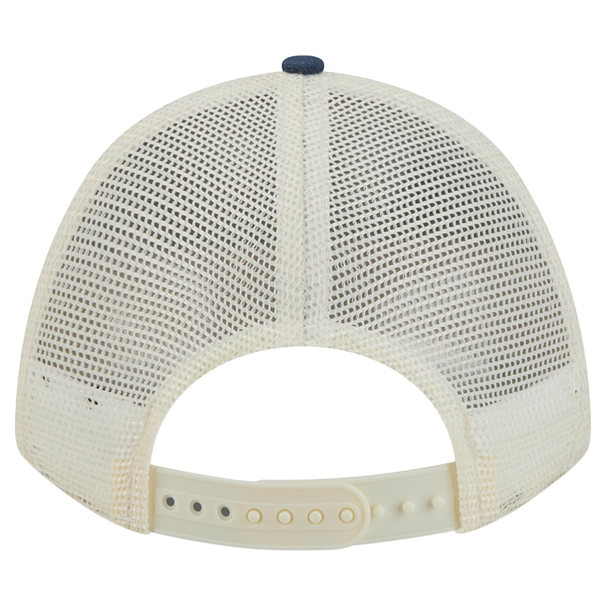 Casquette trucker rétro ajustable New Era 9FORTY A-Frame M-Crown pour jeunes, bleu marine, Michigan Wolverines