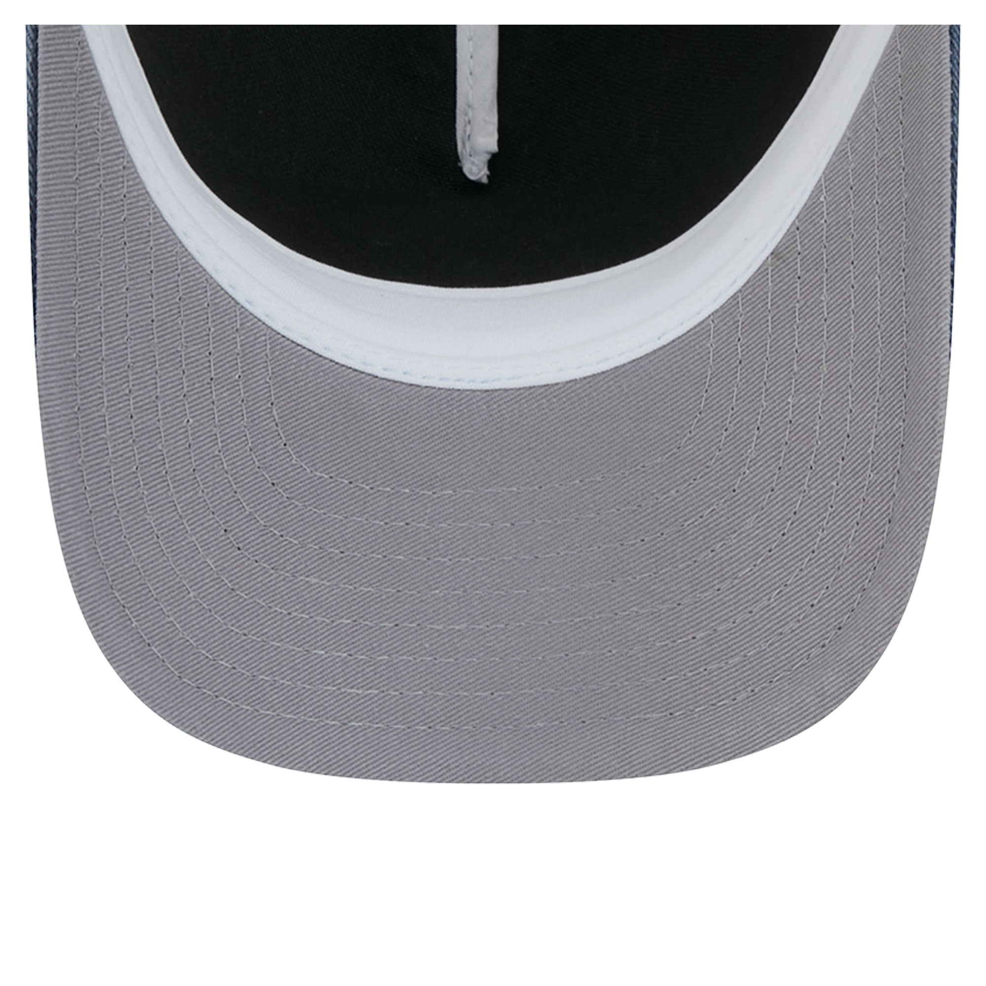Casquette trucker rétro ajustable New Era 9FORTY A-Frame M-Crown pour jeunes, bleu marine, Michigan Wolverines