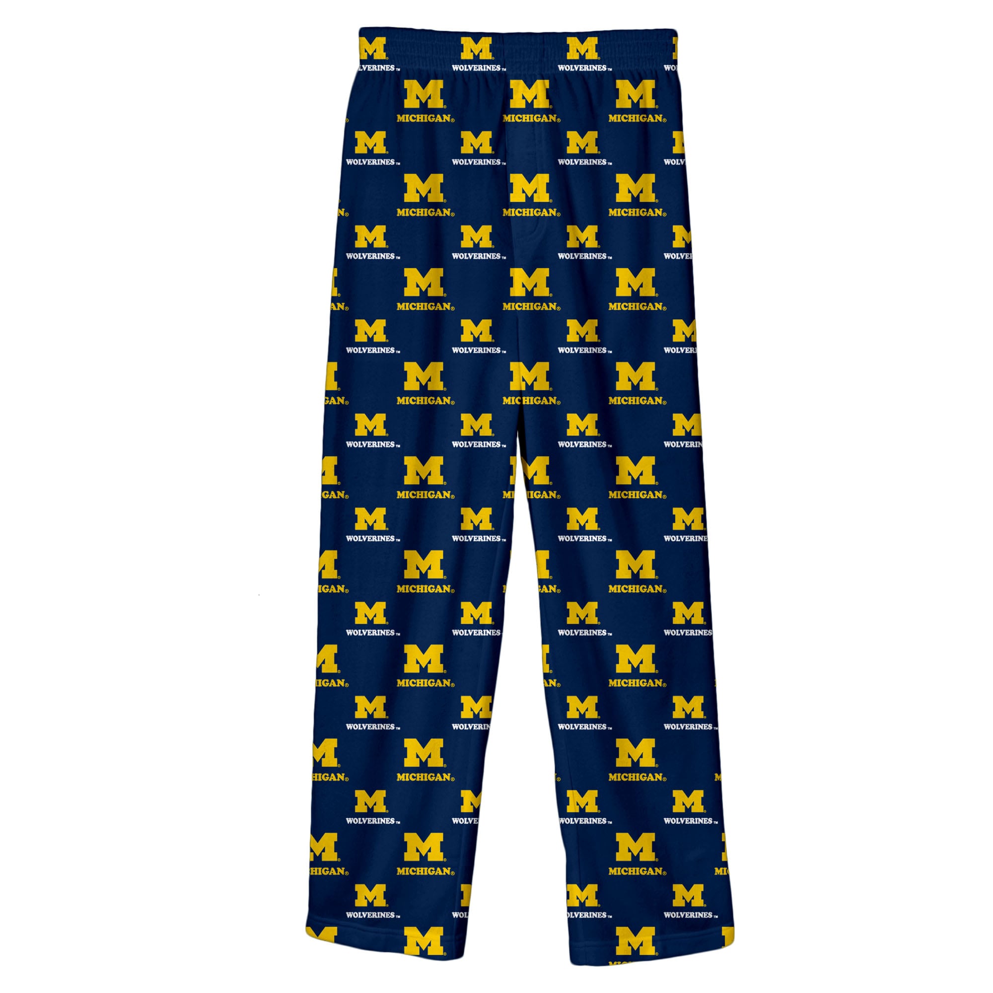 Pantalon bleu marine avec logo intégral de l'équipe Michigan Wolverines pour jeunes Outerstuff
