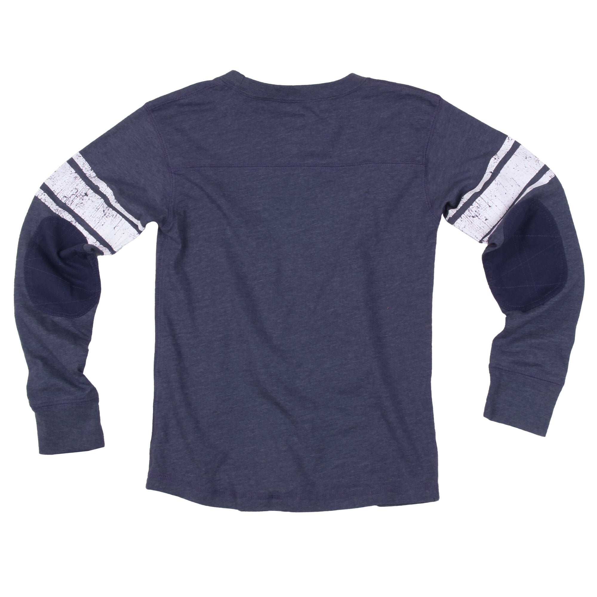 T-shirt de football à manches longues Wes & Willy bleu marine des Michigan Wolverines pour jeunes