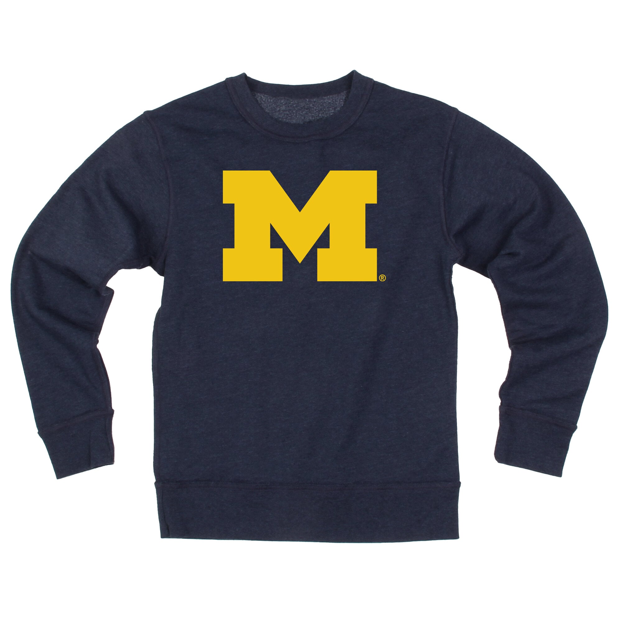 Sweat-shirt réversible Wes & Willy bleu marine Michigan Wolverines pour jeunes