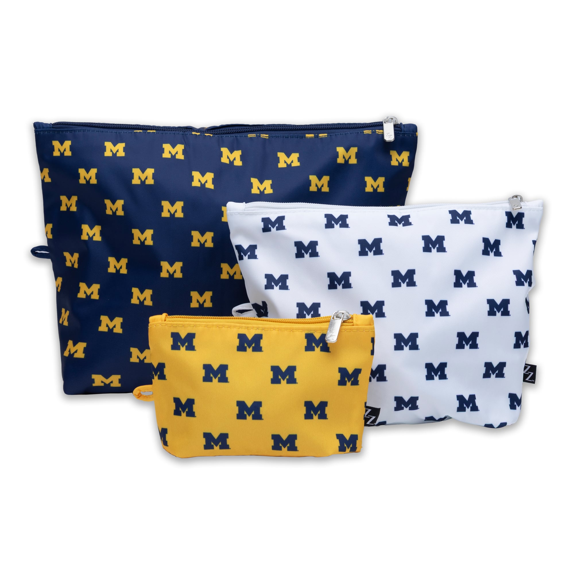 Ensemble de 3 pochettes ZooZatz Michigan Wolverines