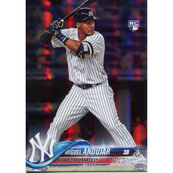 Miguel Andujar Autographed Trading Cards, Signed Miguel Andujar 