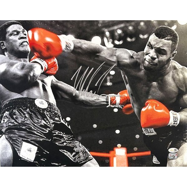 Mike Tyson Autographed 1992 Kayo Prototype Card #5 Beckett BAS 15500875 216326