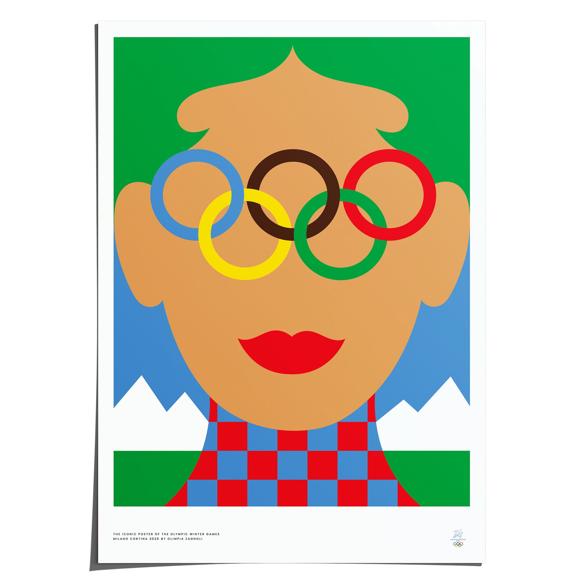 Milano Cortina 2026 Olympic Winter Games Poster by Olimpia Zagnoli ...