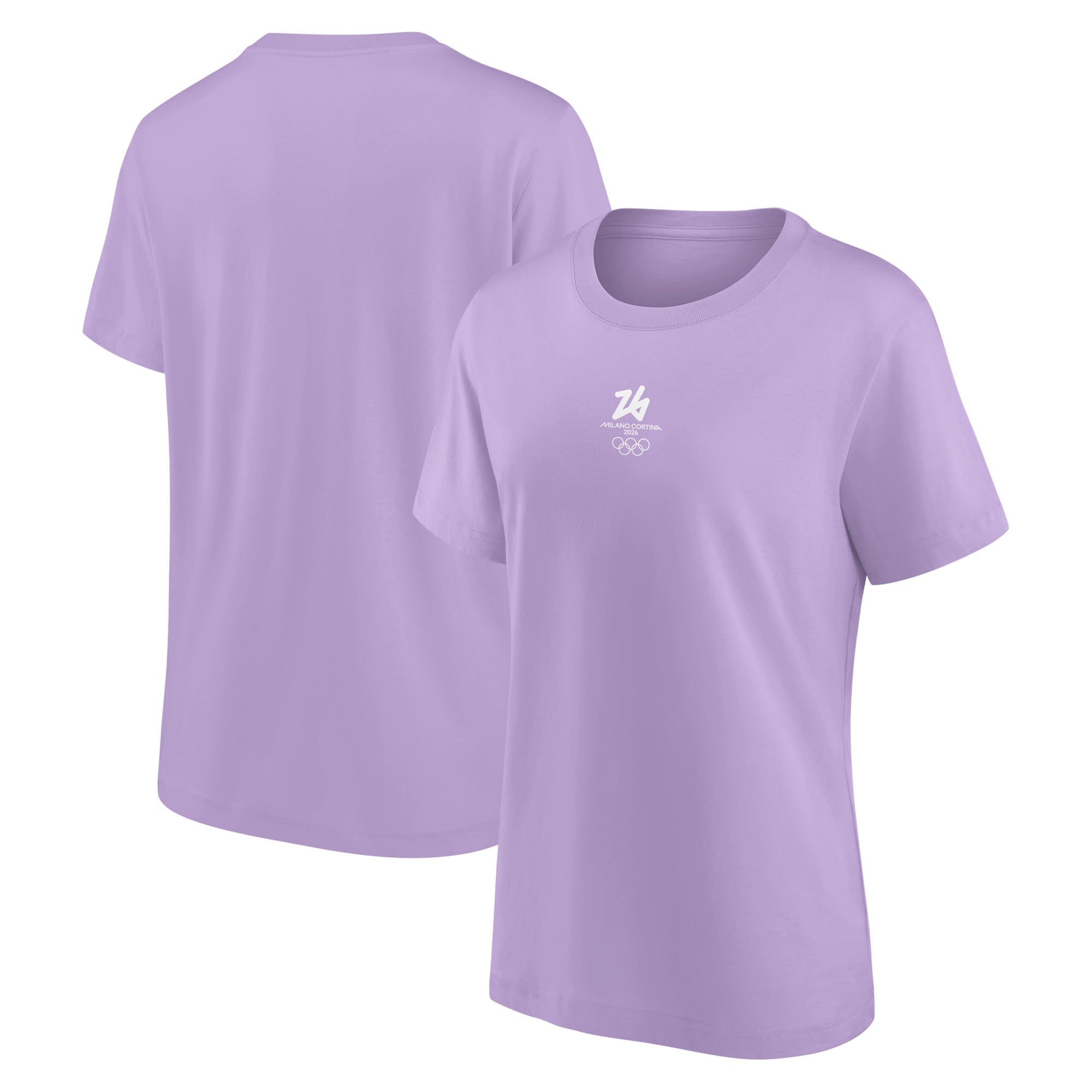 Milano Cortina 2026 Olympics Fashion Mono Logo Graphic Oversized T 