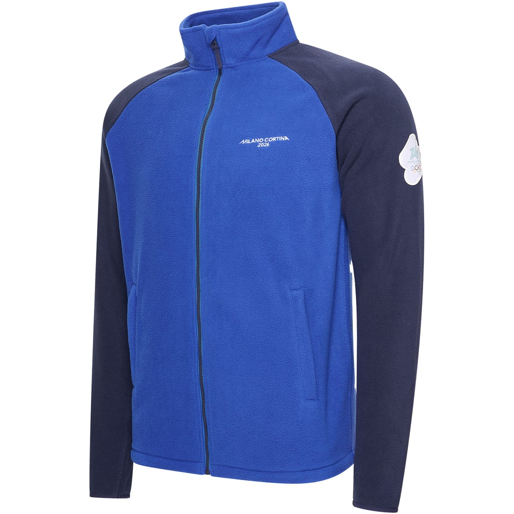 Milano Cortina 2026 Olympics Full Zip Fleece - Blue