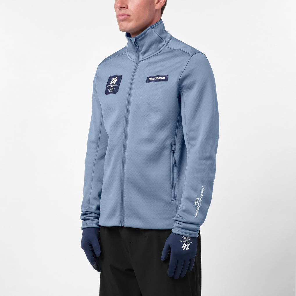 Milano Cortina 2026 Olympics Salomon Outline Warm Jacket - Blu